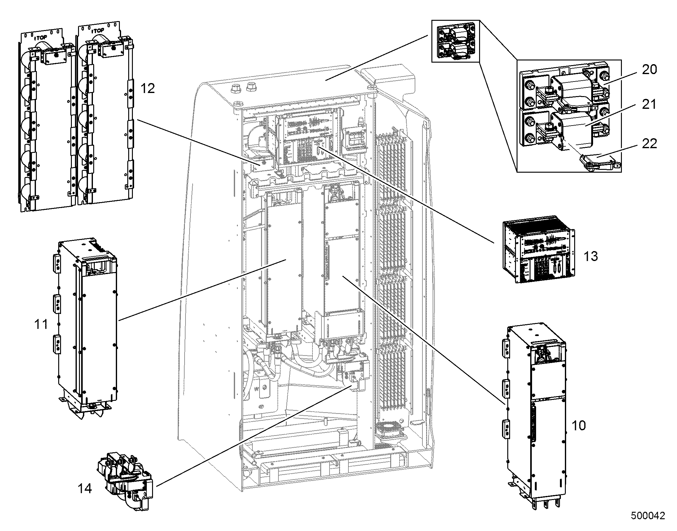 ВСТАВКА ПРЕДОХРАНИТЕЛЯ 1000A 1250V PORZELAN 10169109 LIEBHERR
