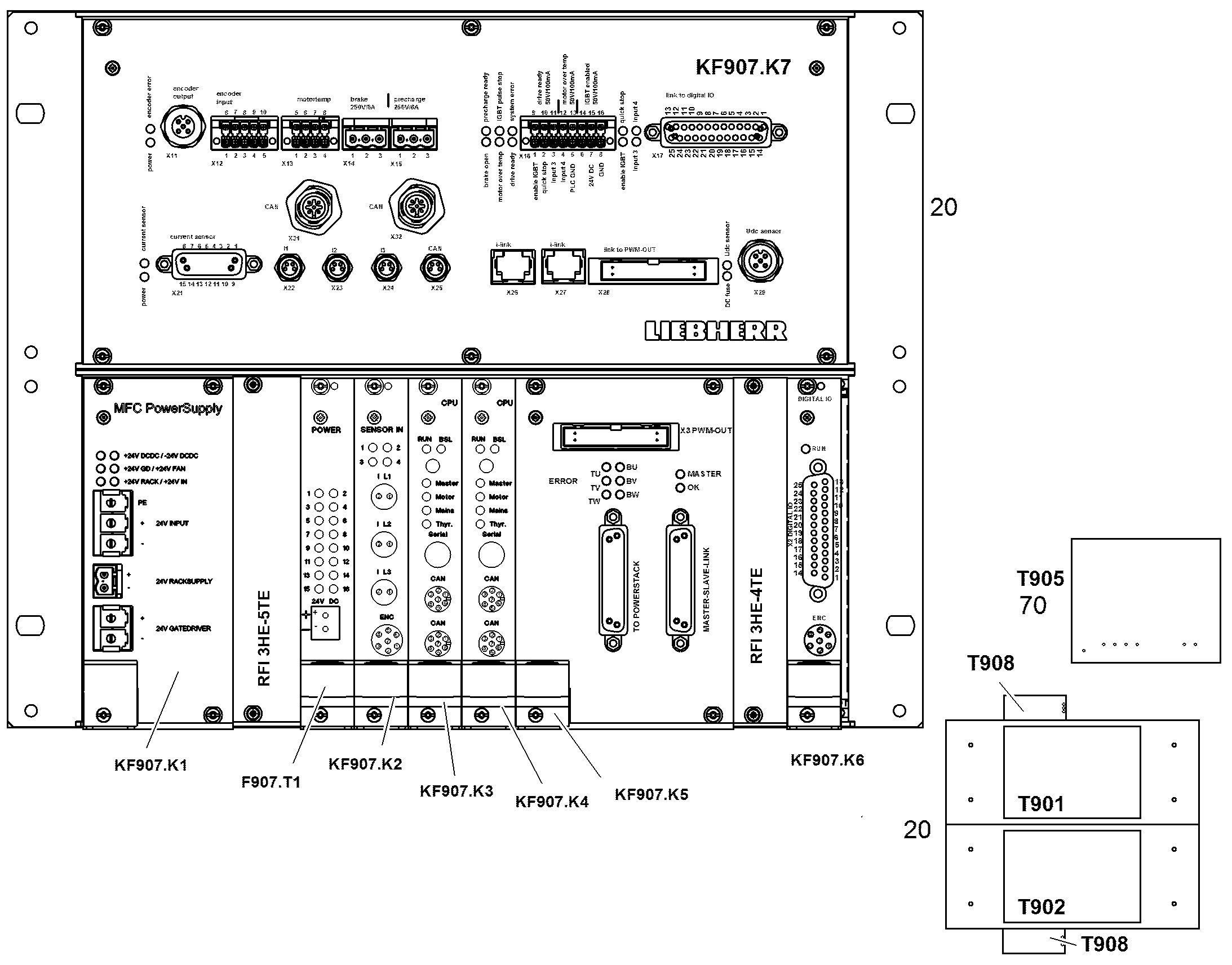 СЕТЕВОЙ ПРИБОР 10005210 LIEBHERR