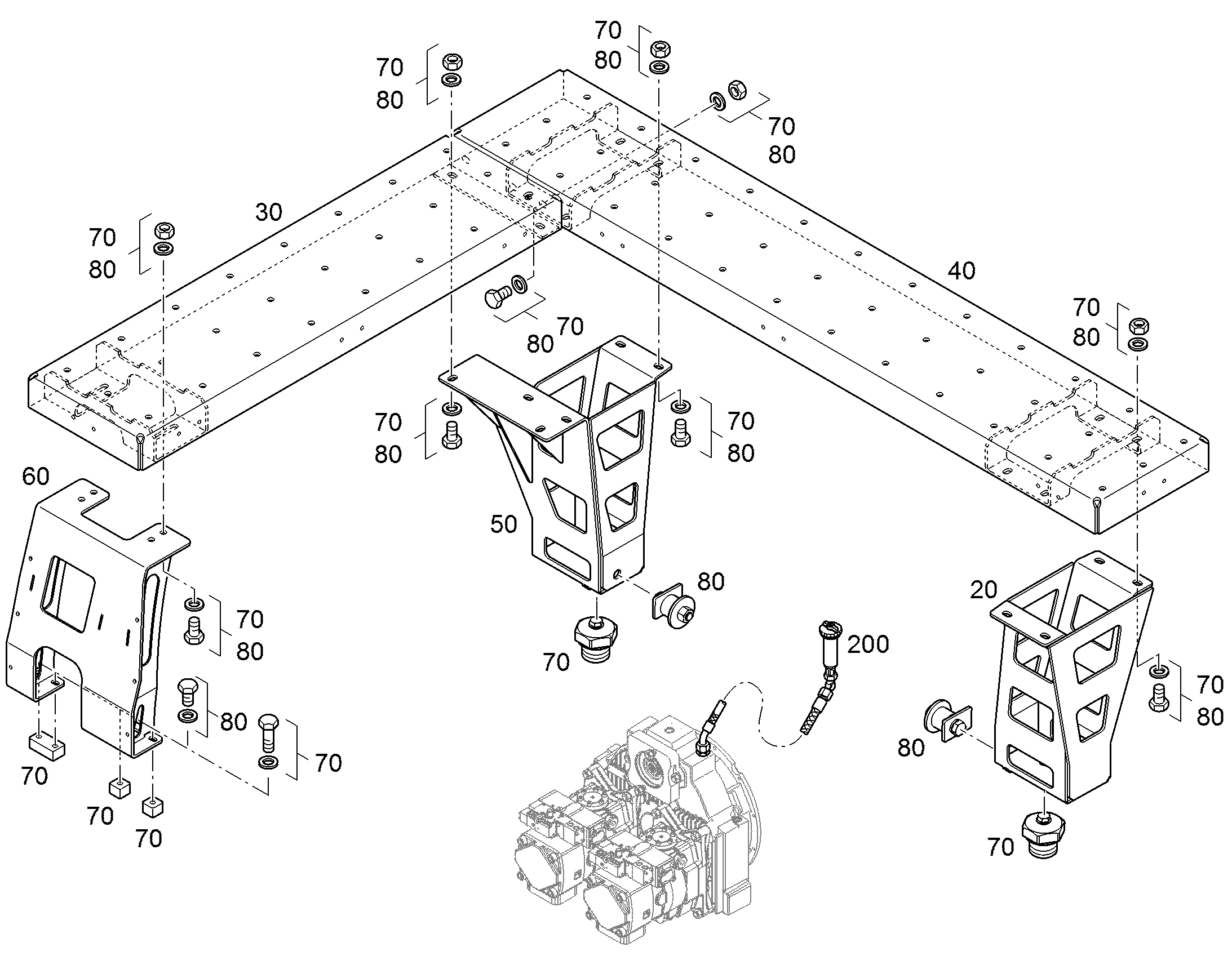 ЭЛЕМЕНТЫ МОНТАЖНЫЕ 11424086 LIEBHERR