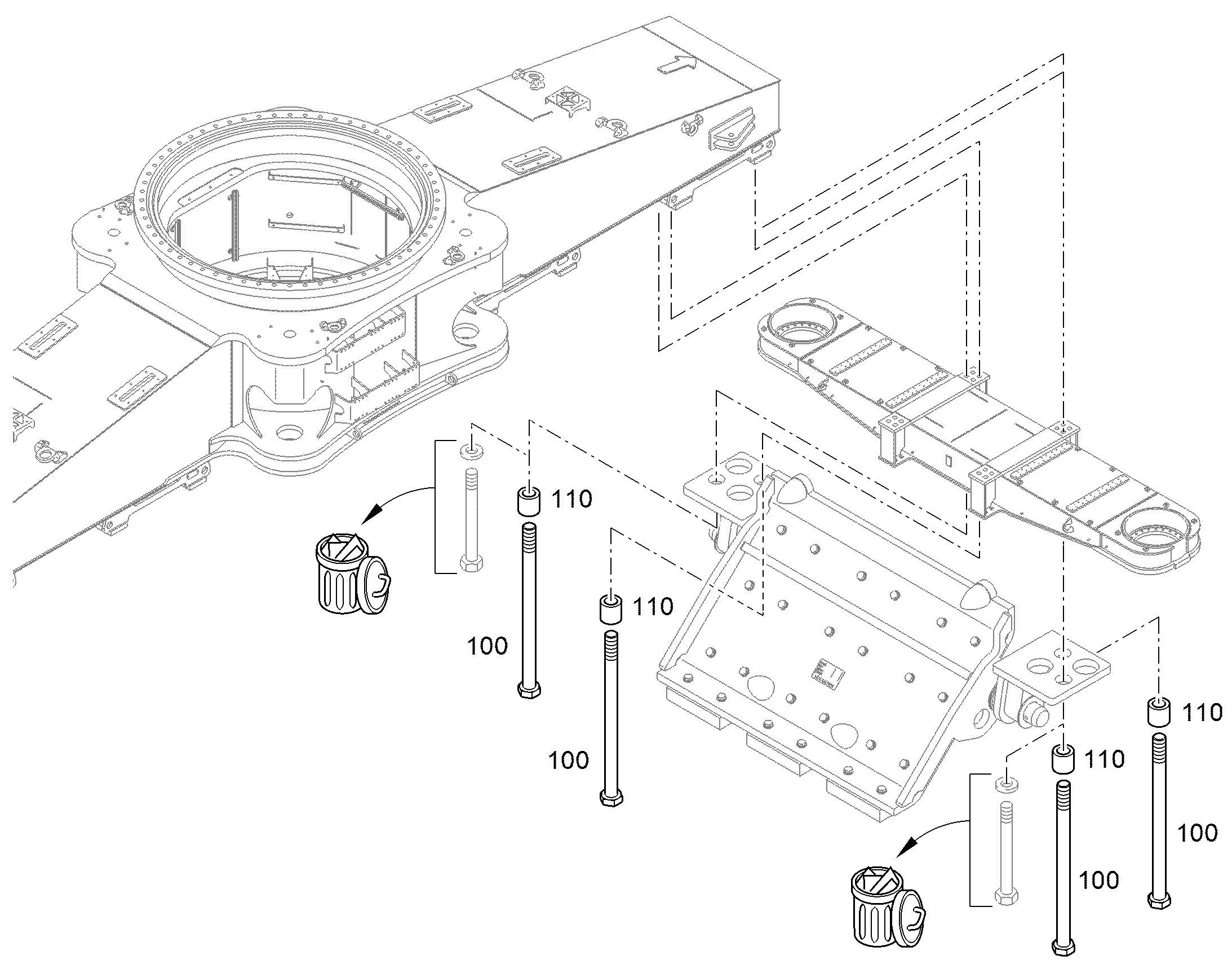 БОЛТ С ШЕСТИГРАННОЙ ГОЛОВКОЙ ISO 4014 M30X460 10.9 FLZN 11696656 LIEBHERR