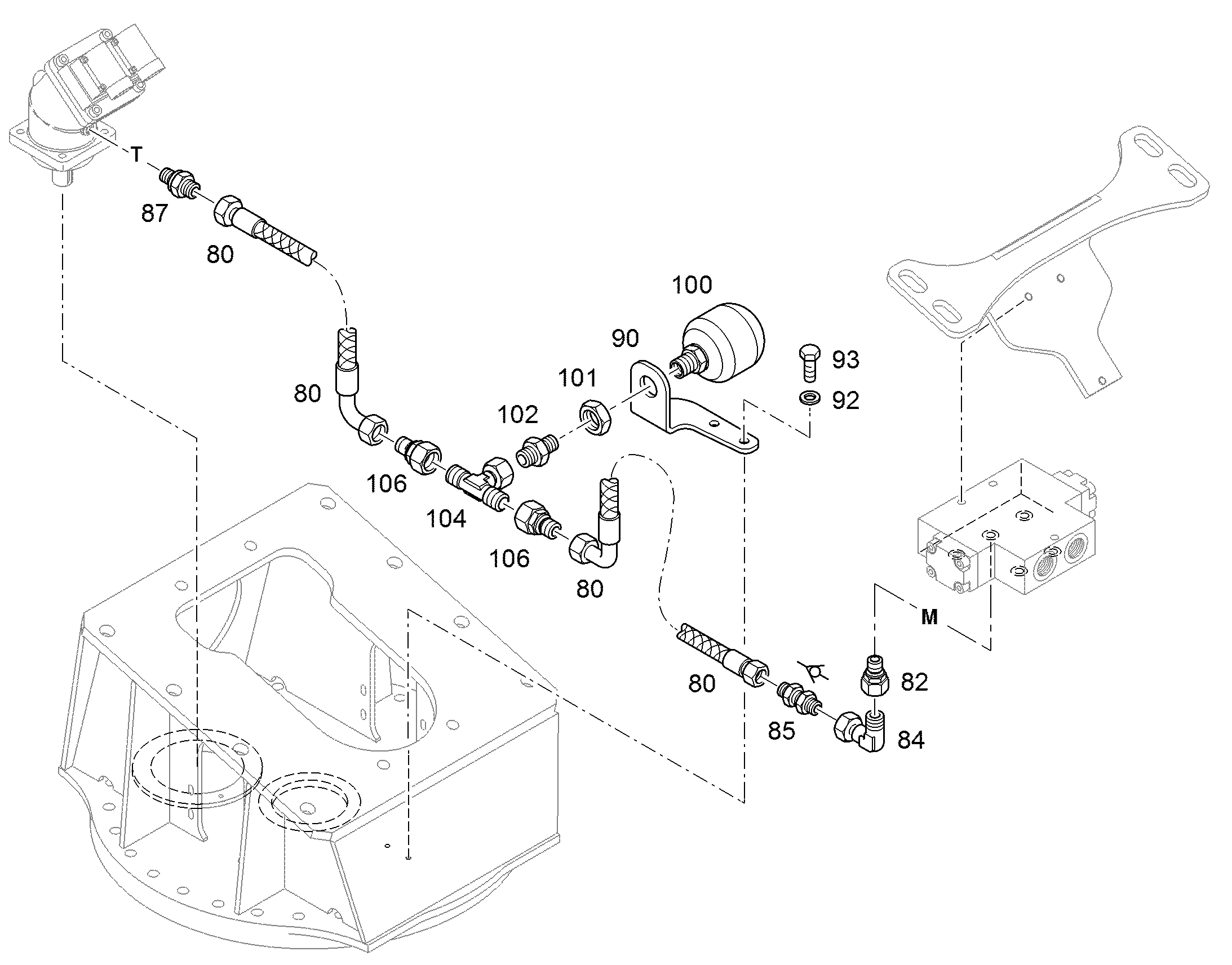 АККУМУЛЯТОР МЕМБРАННЫЙ 0,75l/210bar/2bar -25/100°C G1 11840607 LIEBHERR