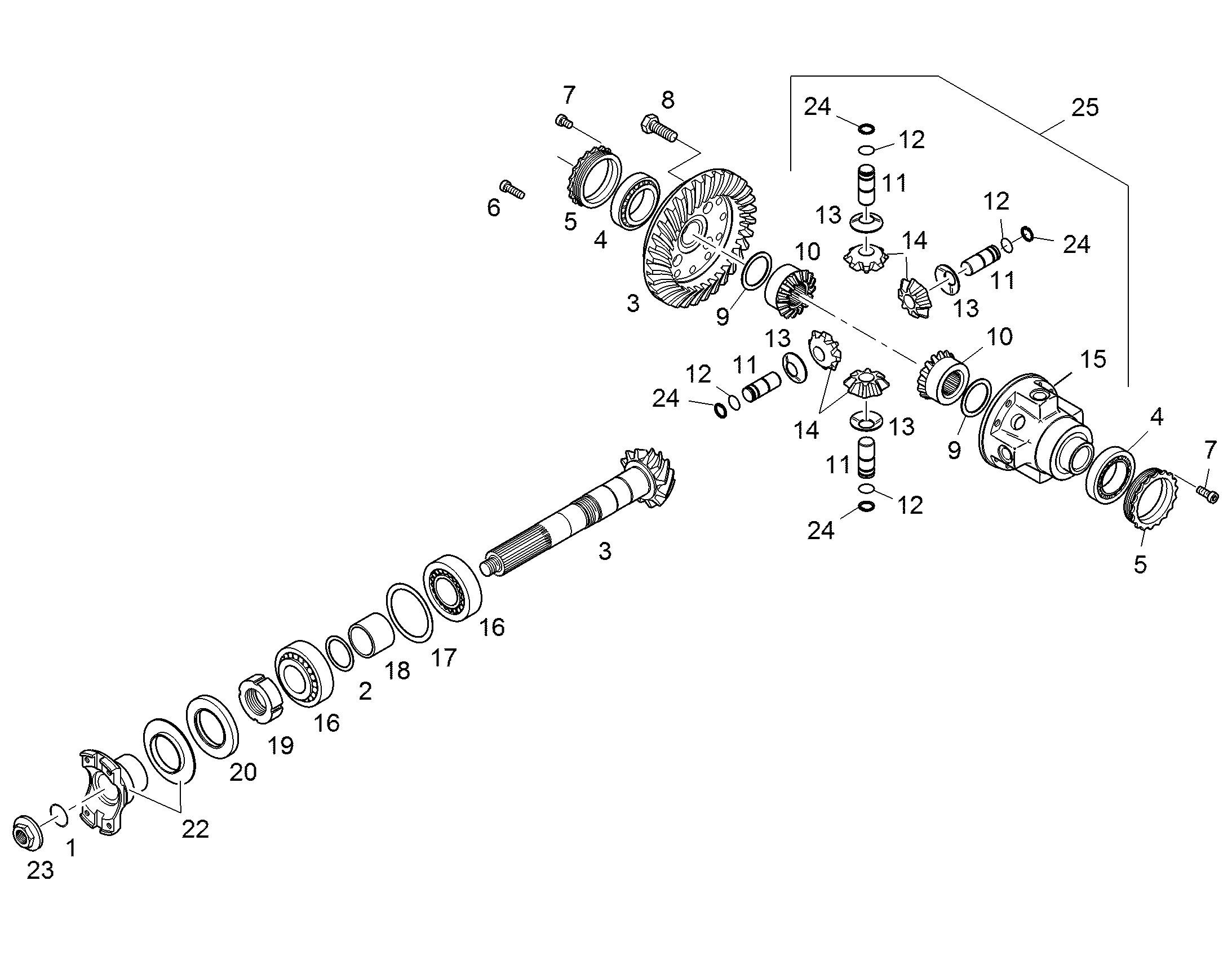 САТЕЛЛИТ КОНИЧЕСКИЙ ДИФФЕРЕНЦИ 12264017 LIEBHERR