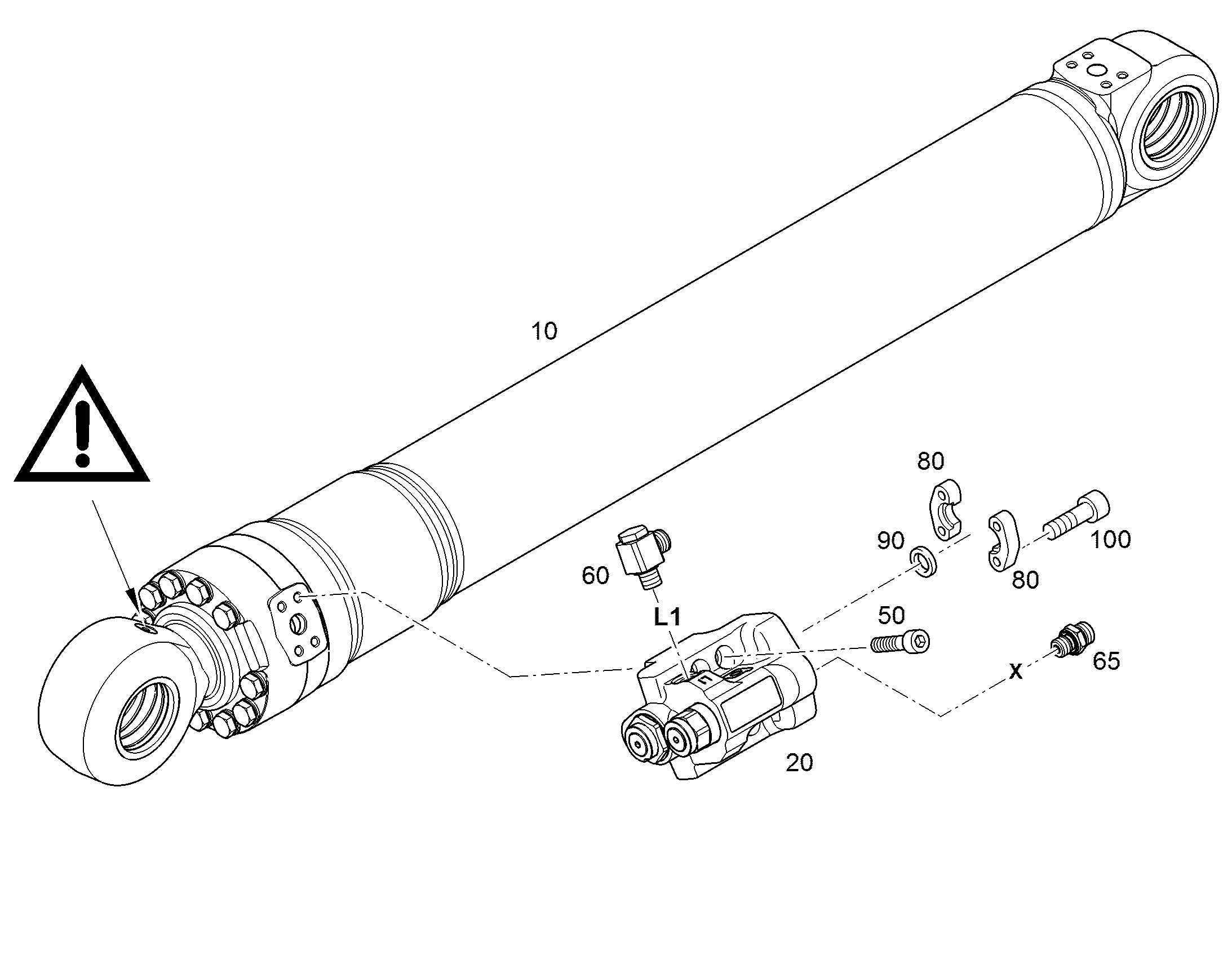 ГИДРОЦИЛИНДР 11683808 LIEBHERR