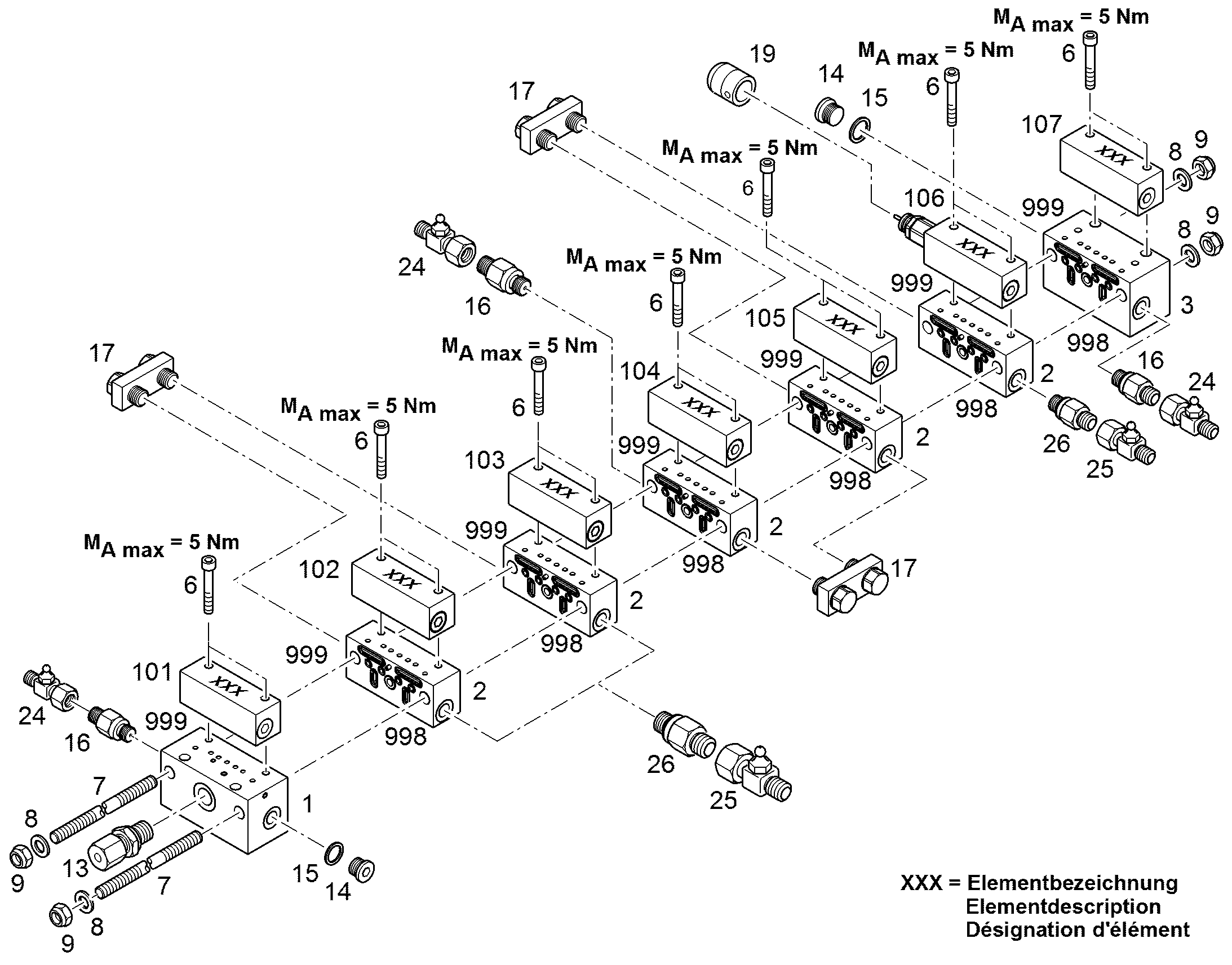 ЭЛЕМЕНТ ДОЗИРУЮЩИЙ SXE-2 500 10443039 LIEBHERR