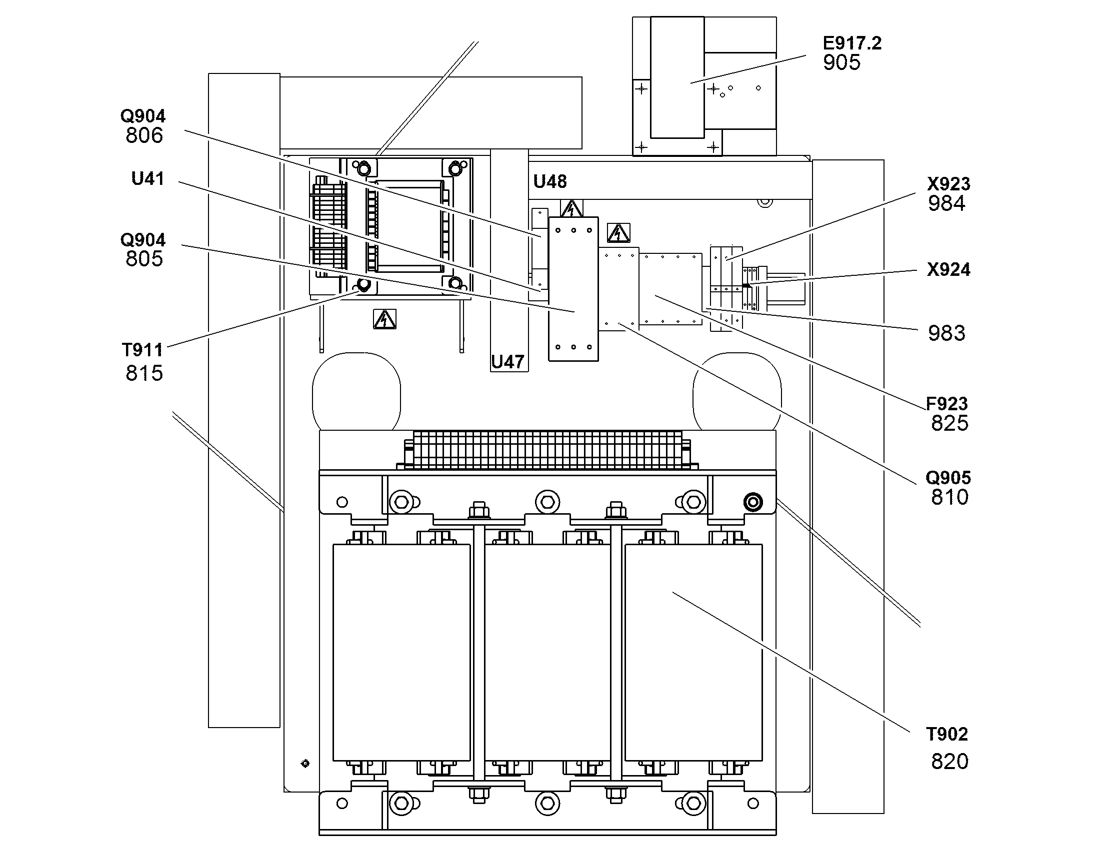 ТРАНСФОРМАТОР 0,5kVA 10192219 LIEBHERR