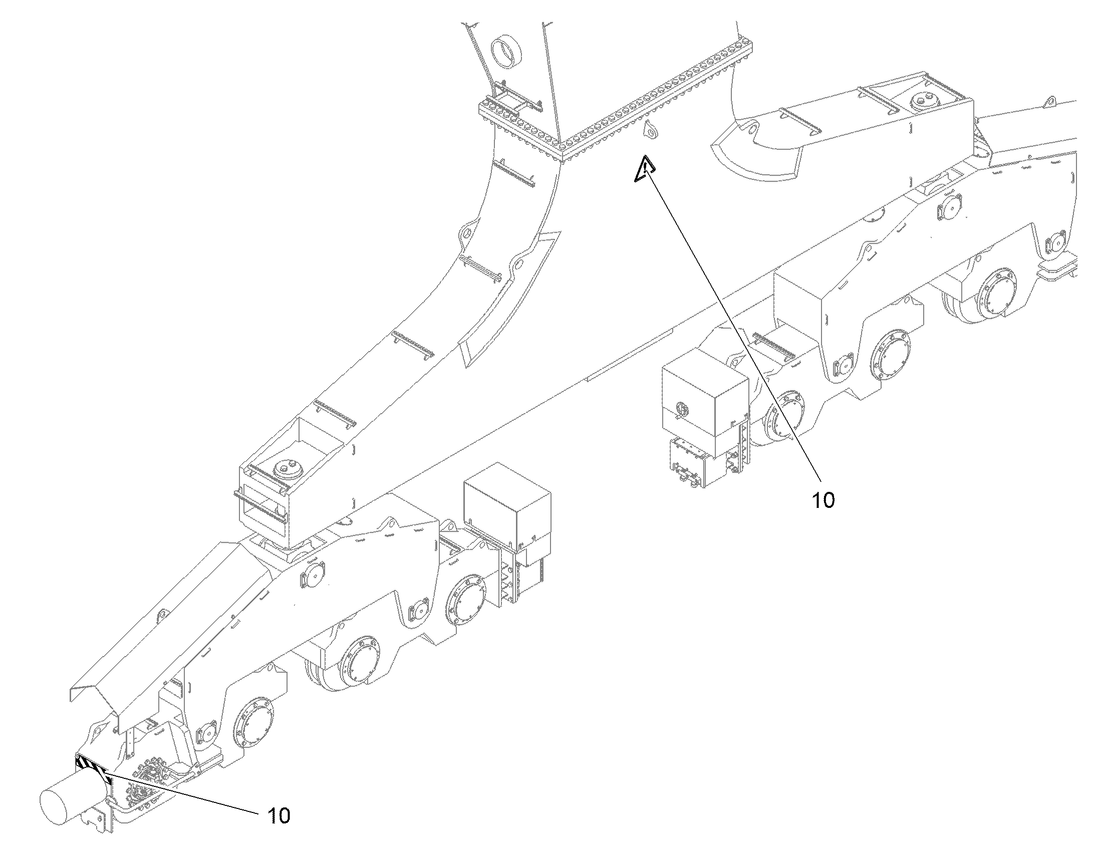 SIGNS SIDE FRAME LEFT 11830370 LIEBHERR