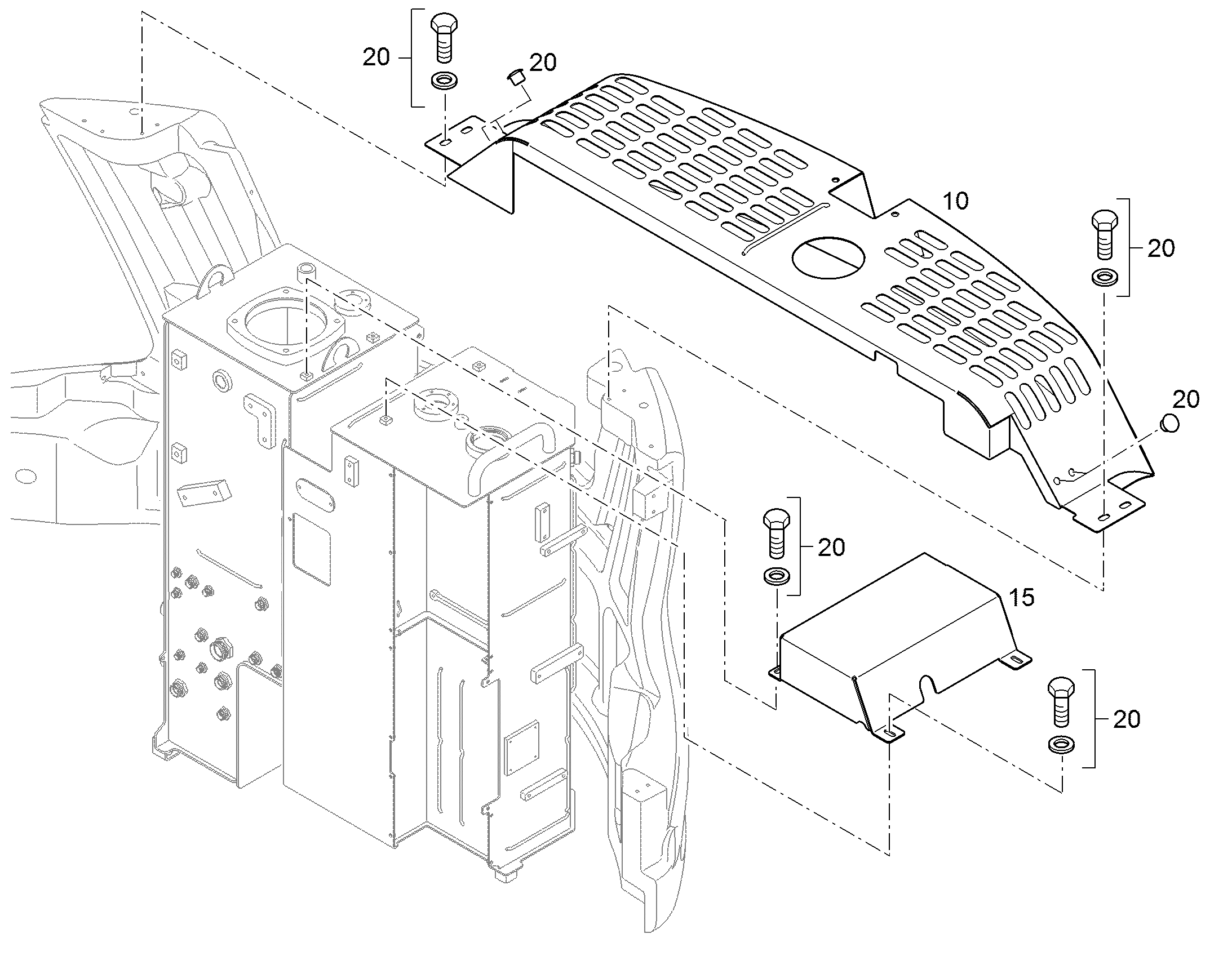 ЭЛЕМЕНТЫ МОНТАЖНЫЕ 11437705 LIEBHERR