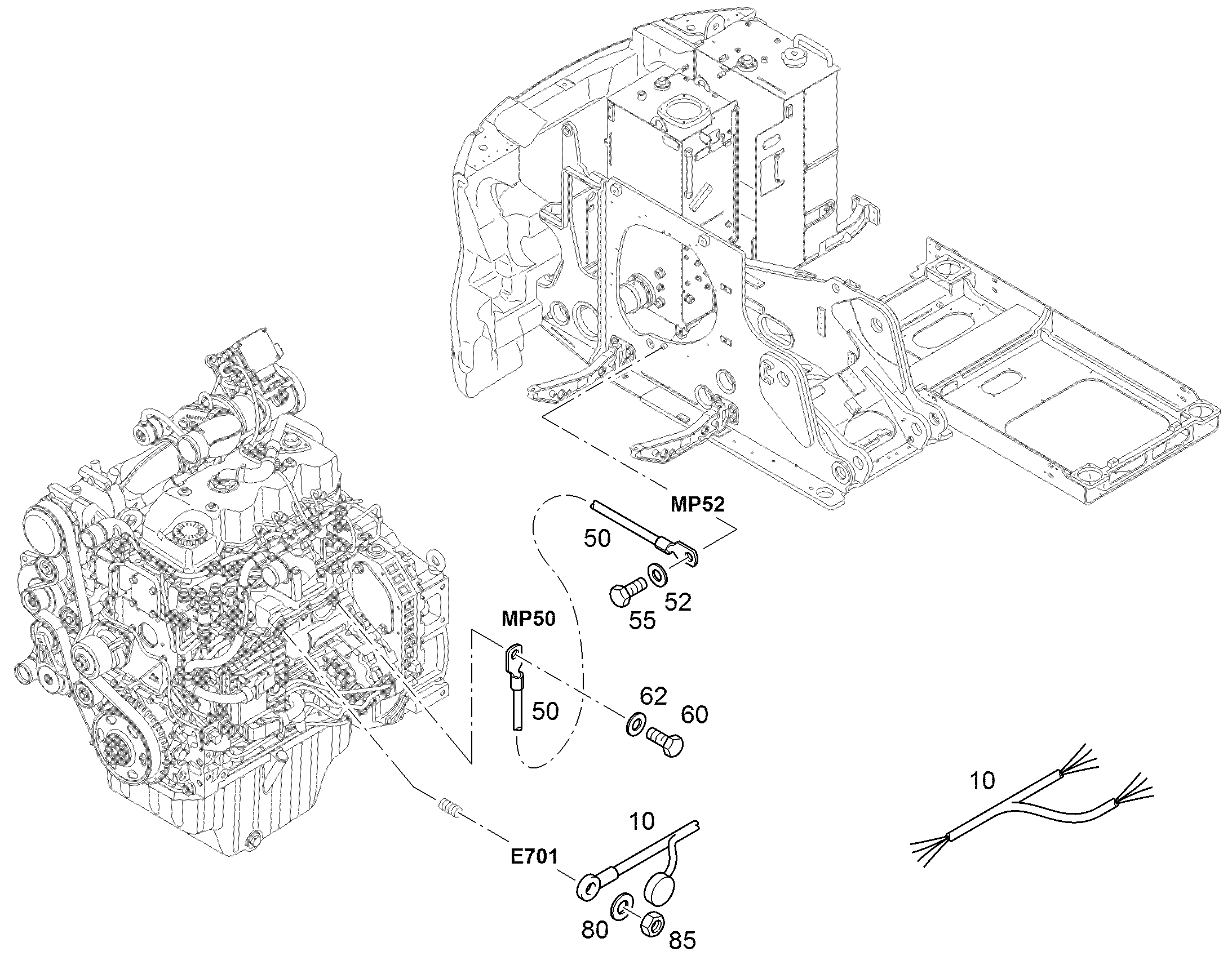 КОМП-Т КАБЕЛЕЙ ПОВОР.ПЛАТФОРМЫ OBW - UTW 11419582 LIEBHERR