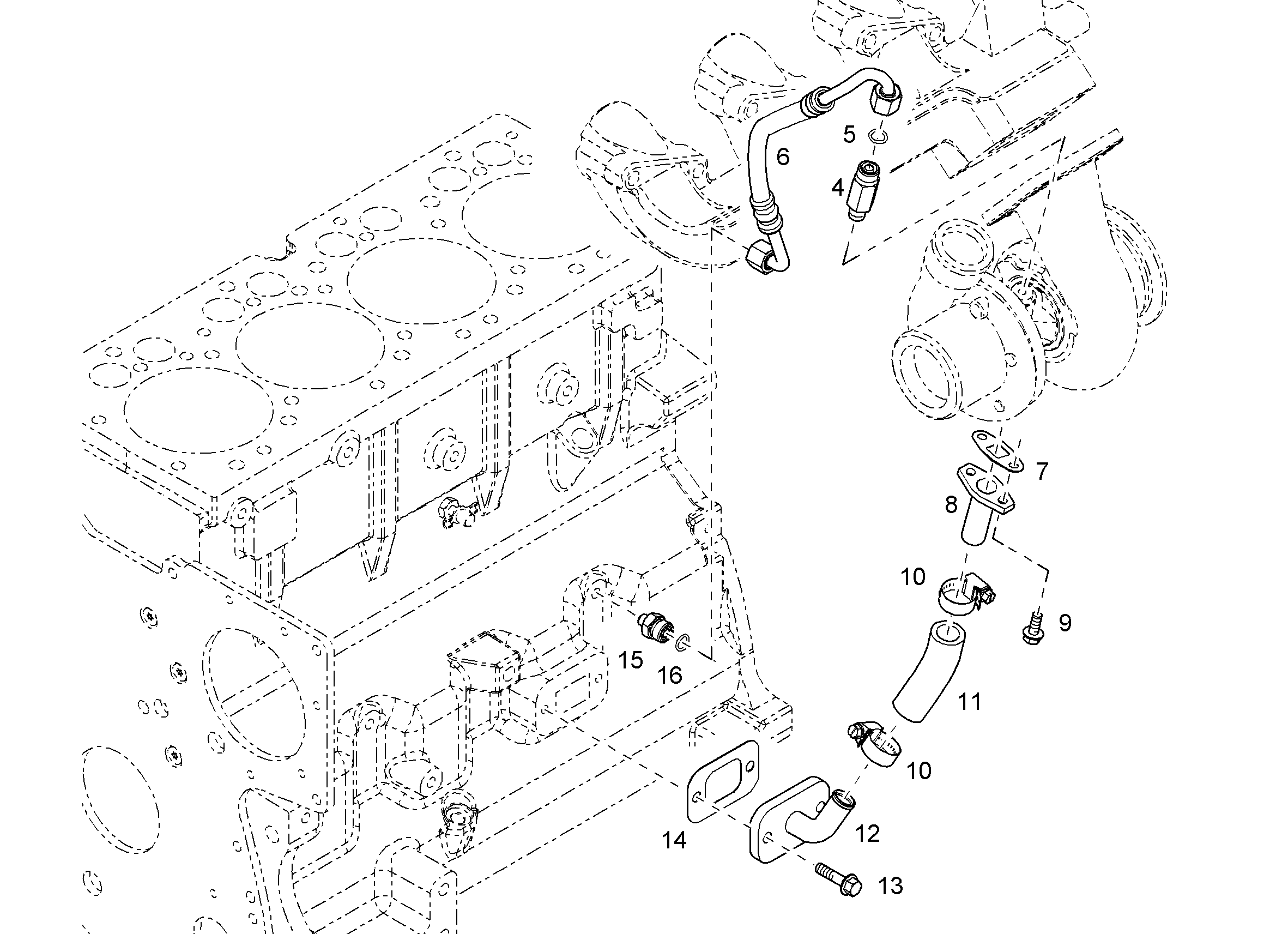 МАСЛОПРОВОД 7090572 LIEBHERR