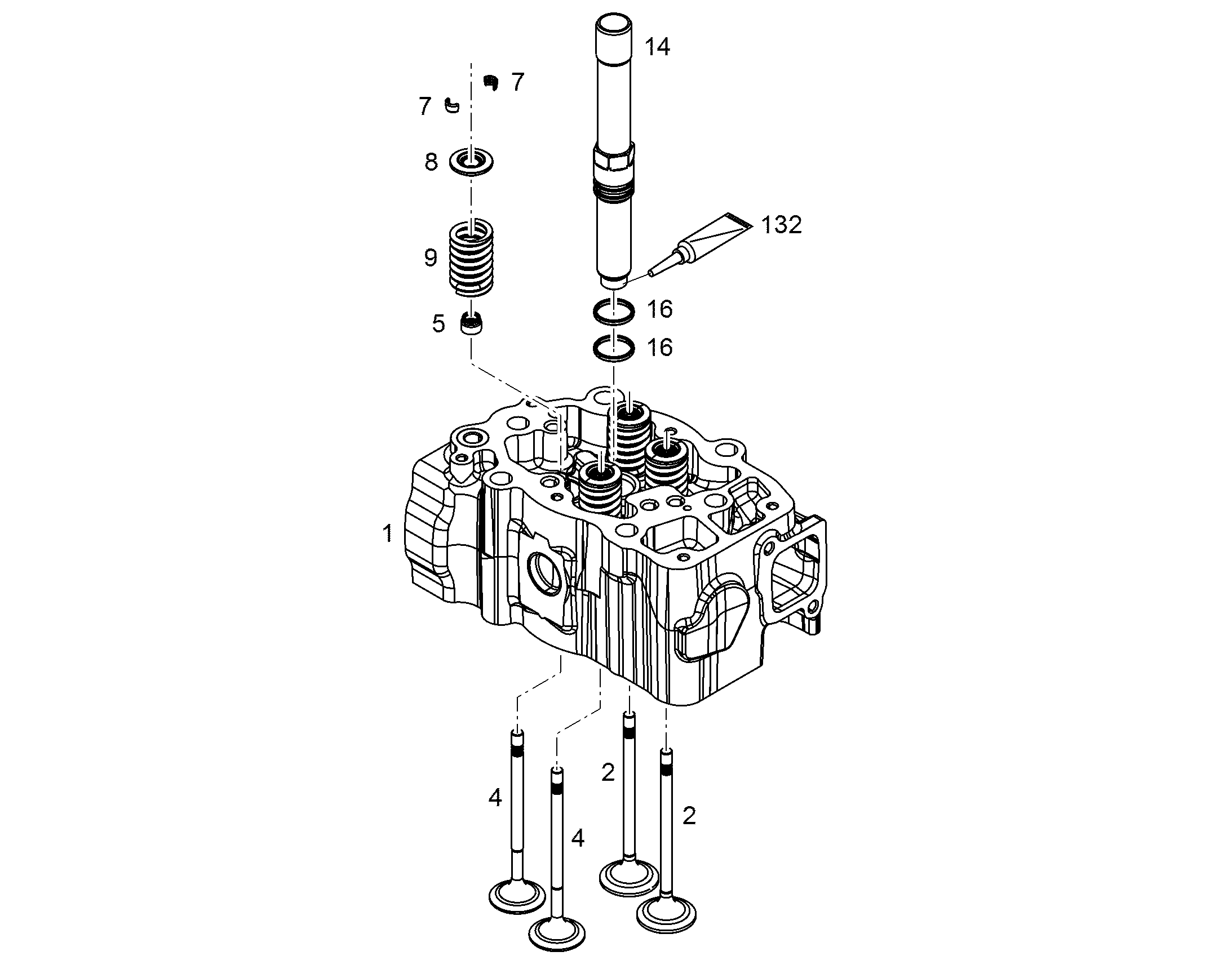 Прижимная пружина 10148523 LIEBHERR