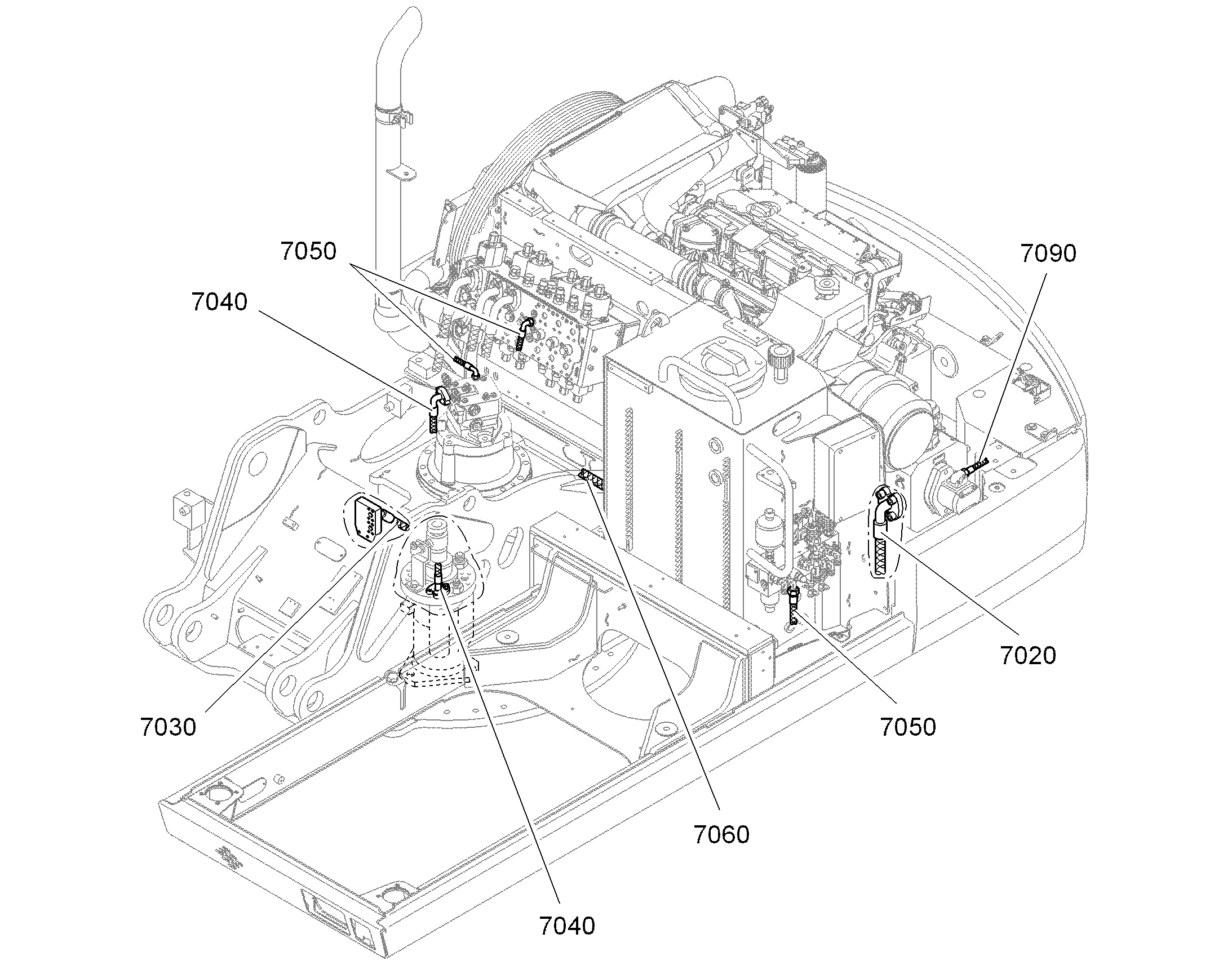 ГИДРАВЛИЧЕСКАЯ УСТАНОВКА БАК 9624487 LIEBHERR