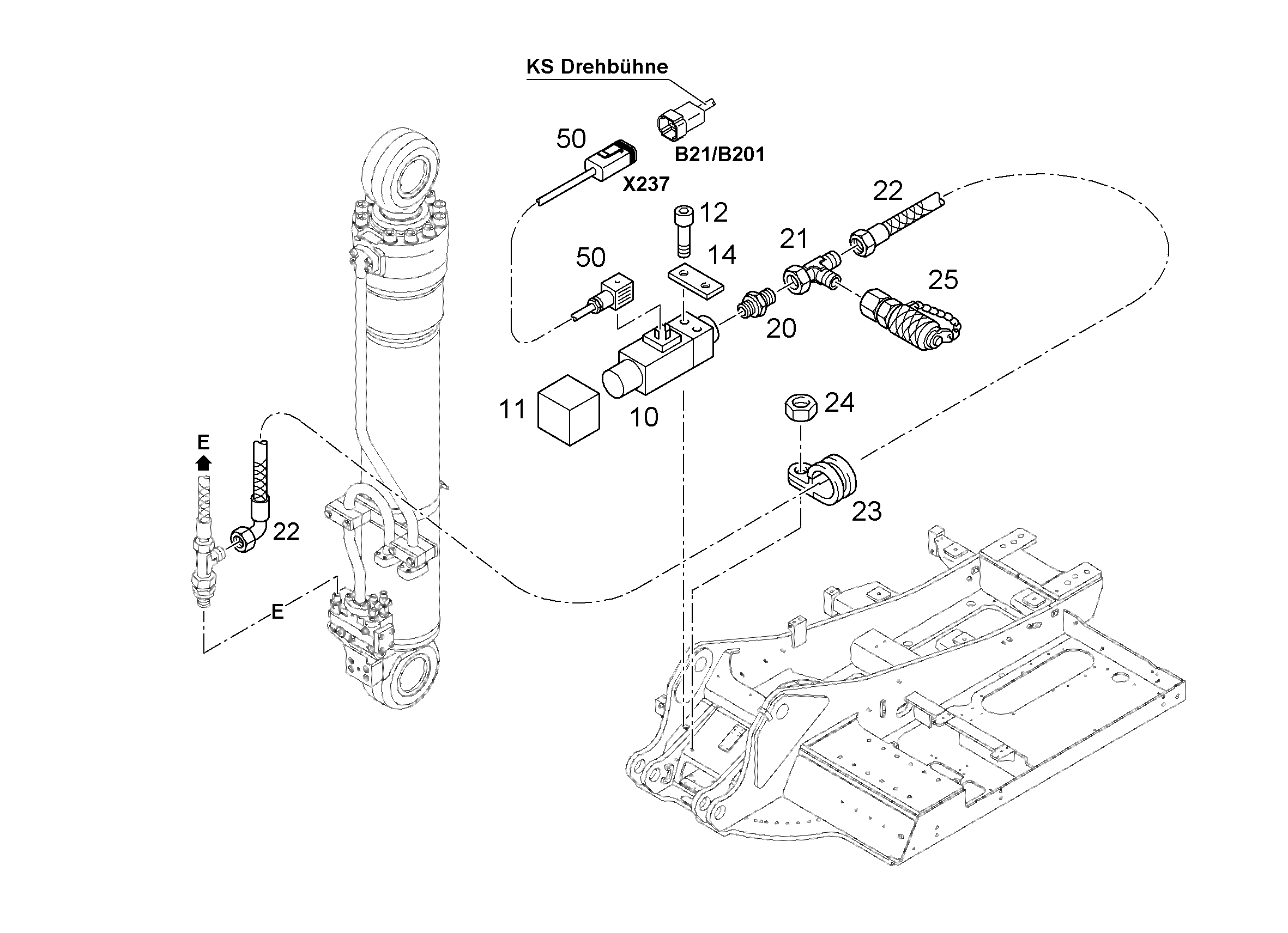 УСТР.ПРЕДУП.О ПЕРЕГРУЗКЕ 9615124 LIEBHERR