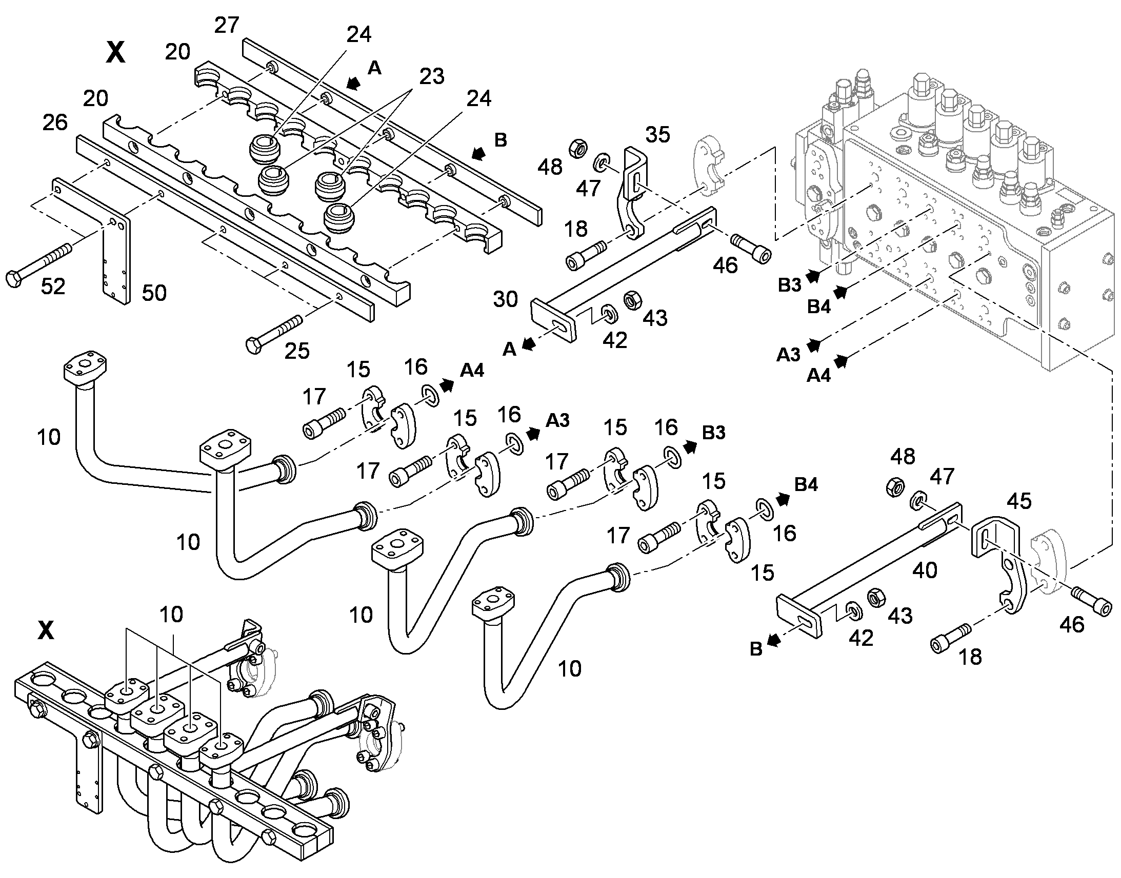 ЛИСТ СОЕДИНИТЕЛЬНЫЙ МЕТАЛЛИЧ. 9586906 LIEBHERR