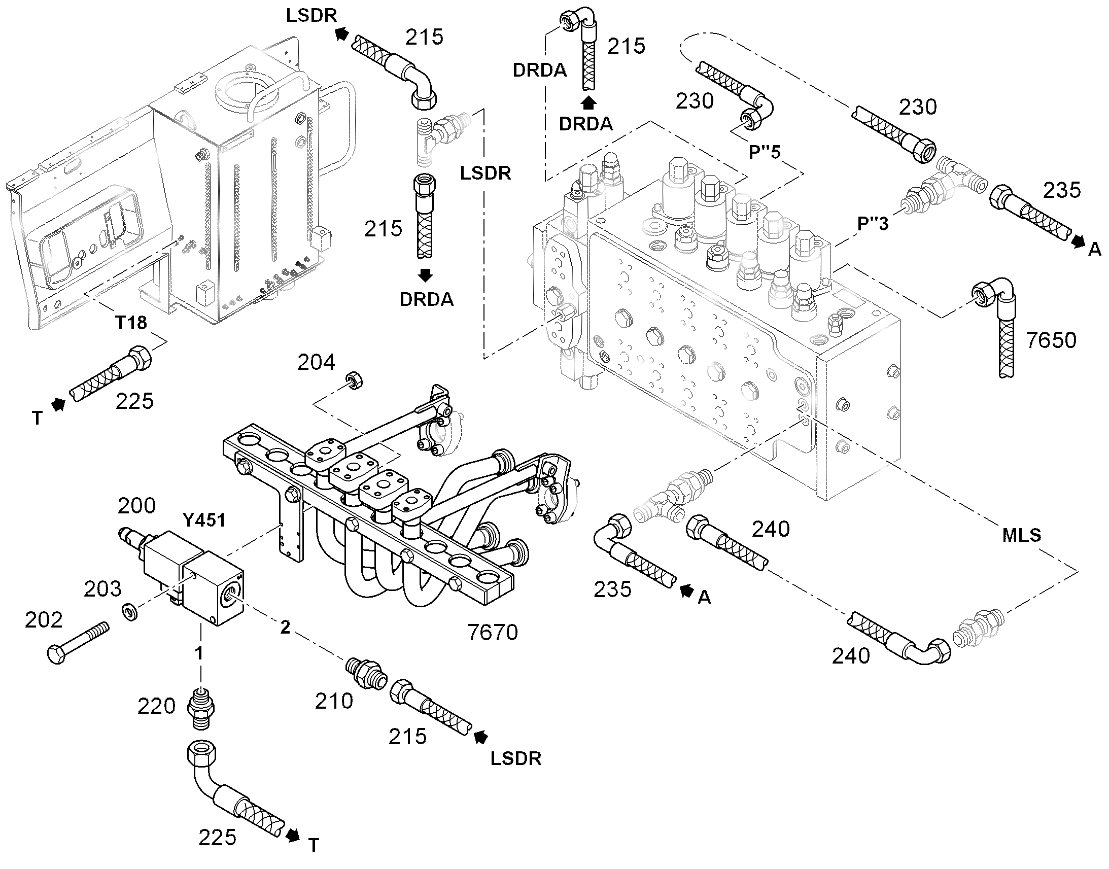 ШЛАНГ 6X1250 11068340 LIEBHERR