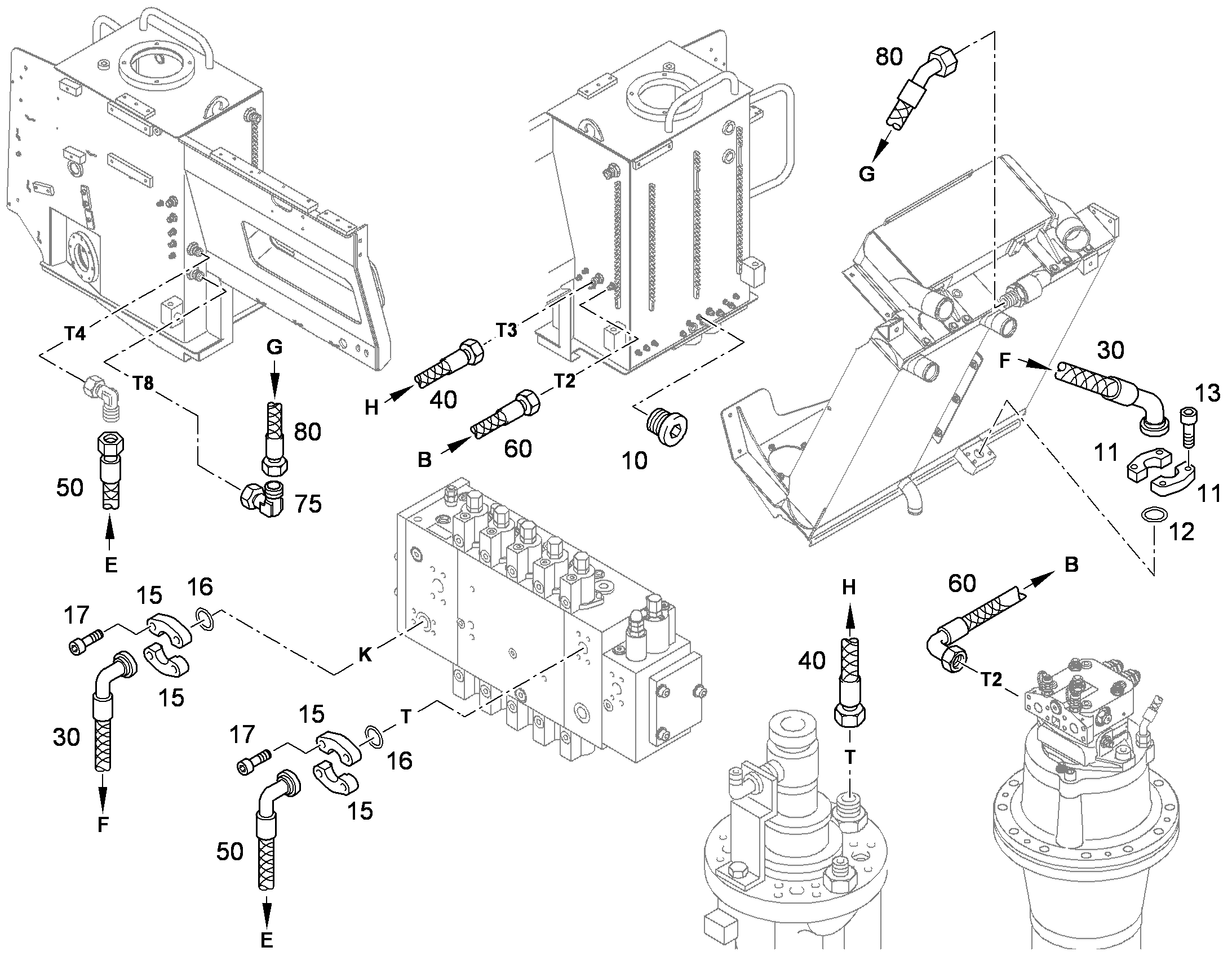 ШЛАНГ 12X1100 10290009 LIEBHERR