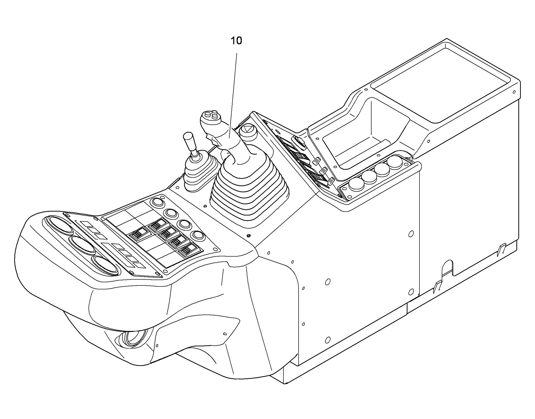 ПЕРЕКЛЮЧЕНИЕ УПРАВЛЕНИЕ BEI AHS12 9621954 LIEBHERR