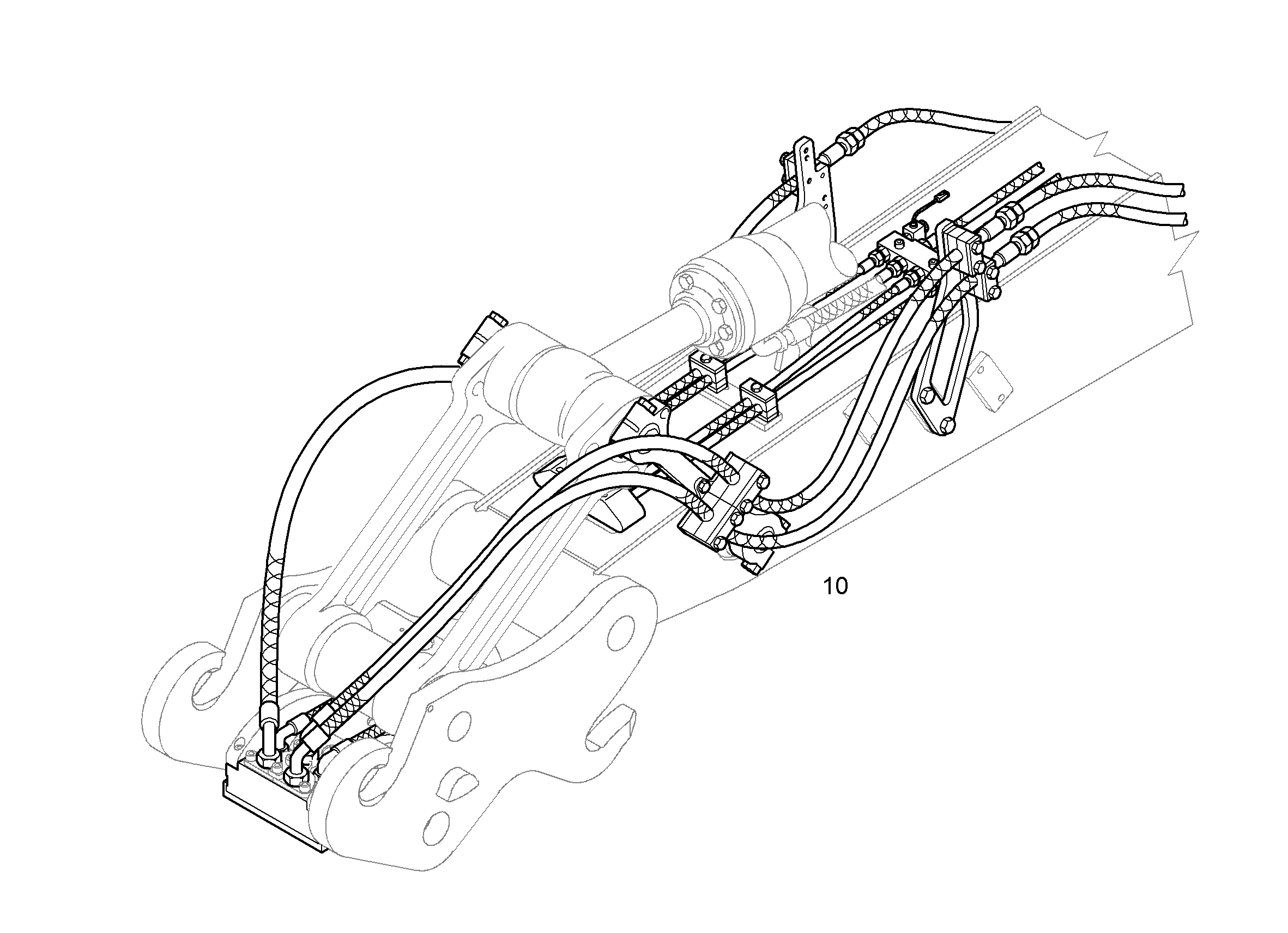 LIKUFIX 48 ДЛЯ РУКОЯТИ КОВША 2,65M 9628888 LIEBHERR