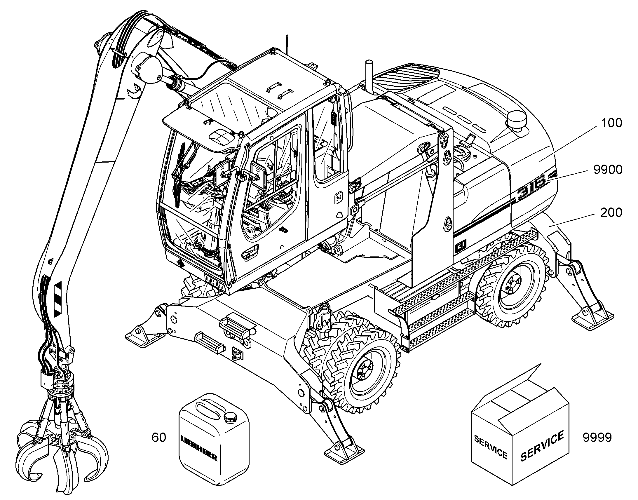 ТАБЛИЧКИ 9614420 LIEBHERR