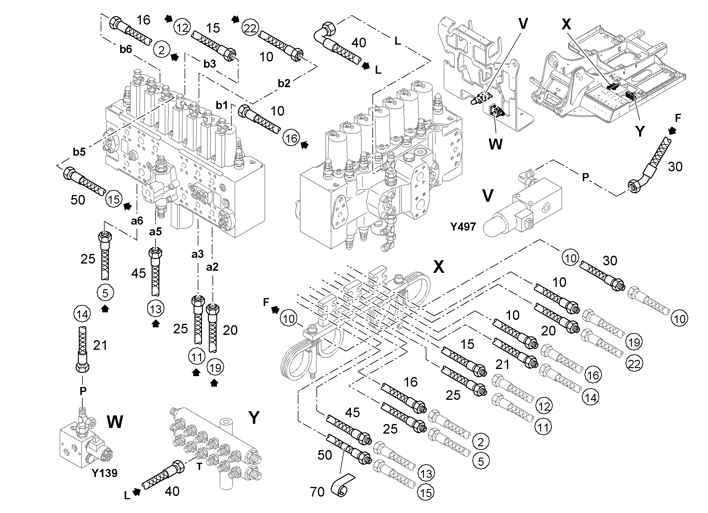 ШЛАНГ УПРАВЛЕНИЯ 8X2000 10015547 LIEBHERR