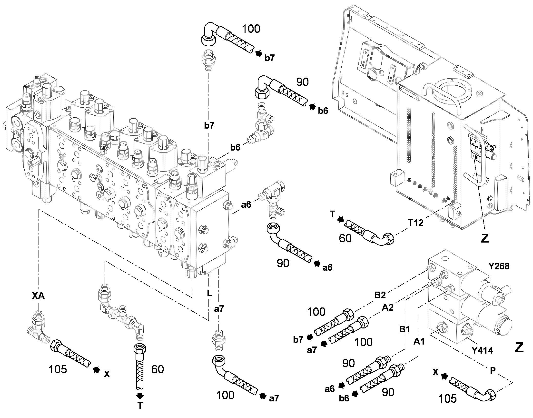 ПЕРЕКЛЮЧЕНИЕ УПРАВЛЕНИЕ AHS12 PLUS 94010236 LIEBHERR