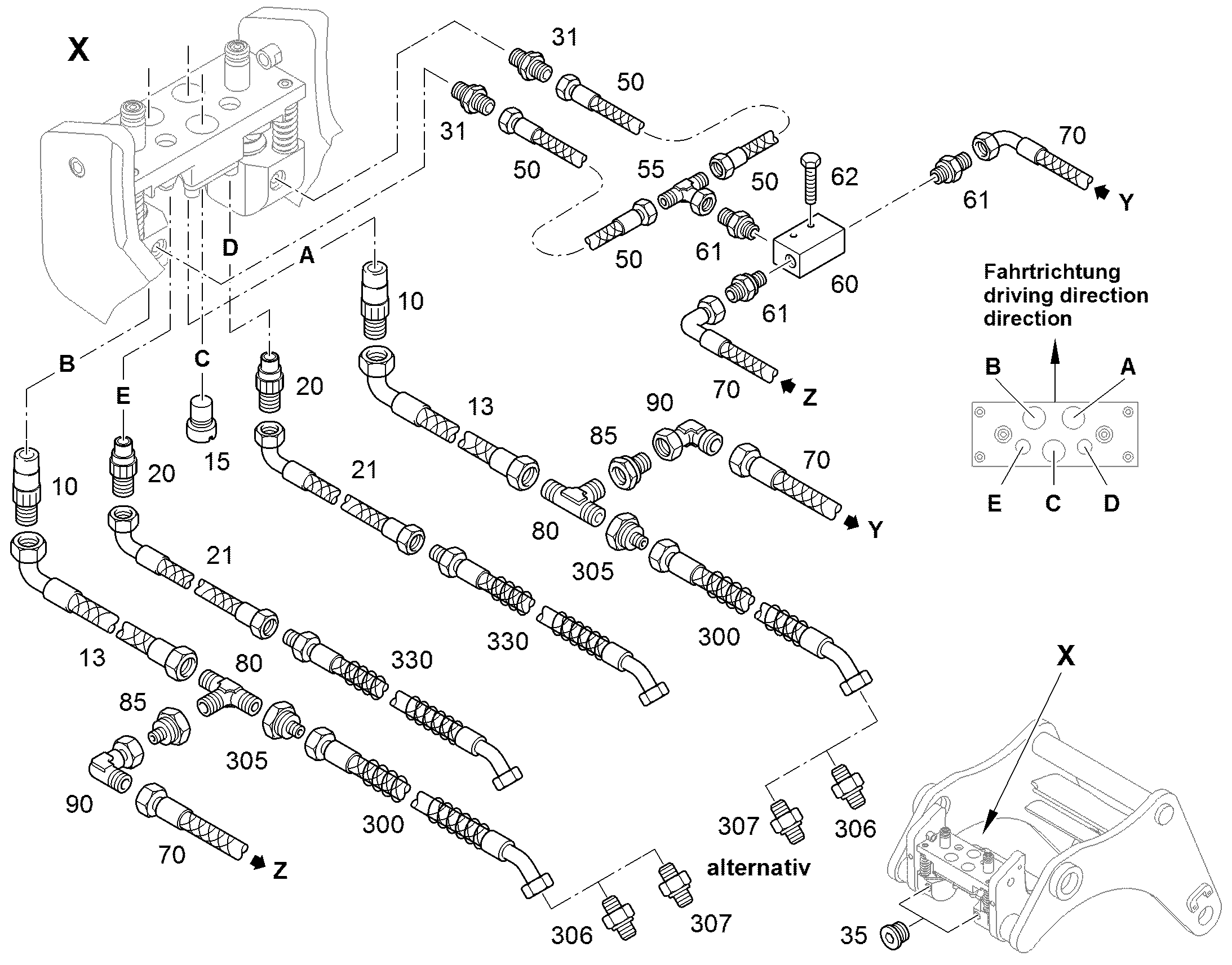 ШЛАНГ 16X1350 10412846 LIEBHERR