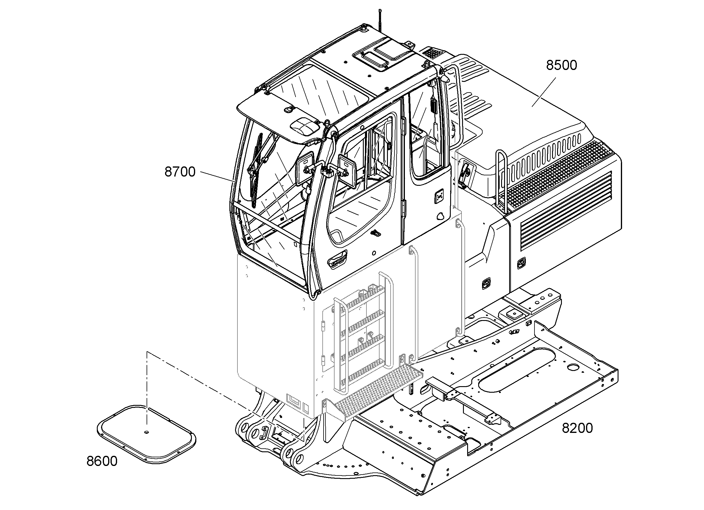 ПОВОРОТНАЯ ПЛАТФОРМА 94008564 LIEBHERR
