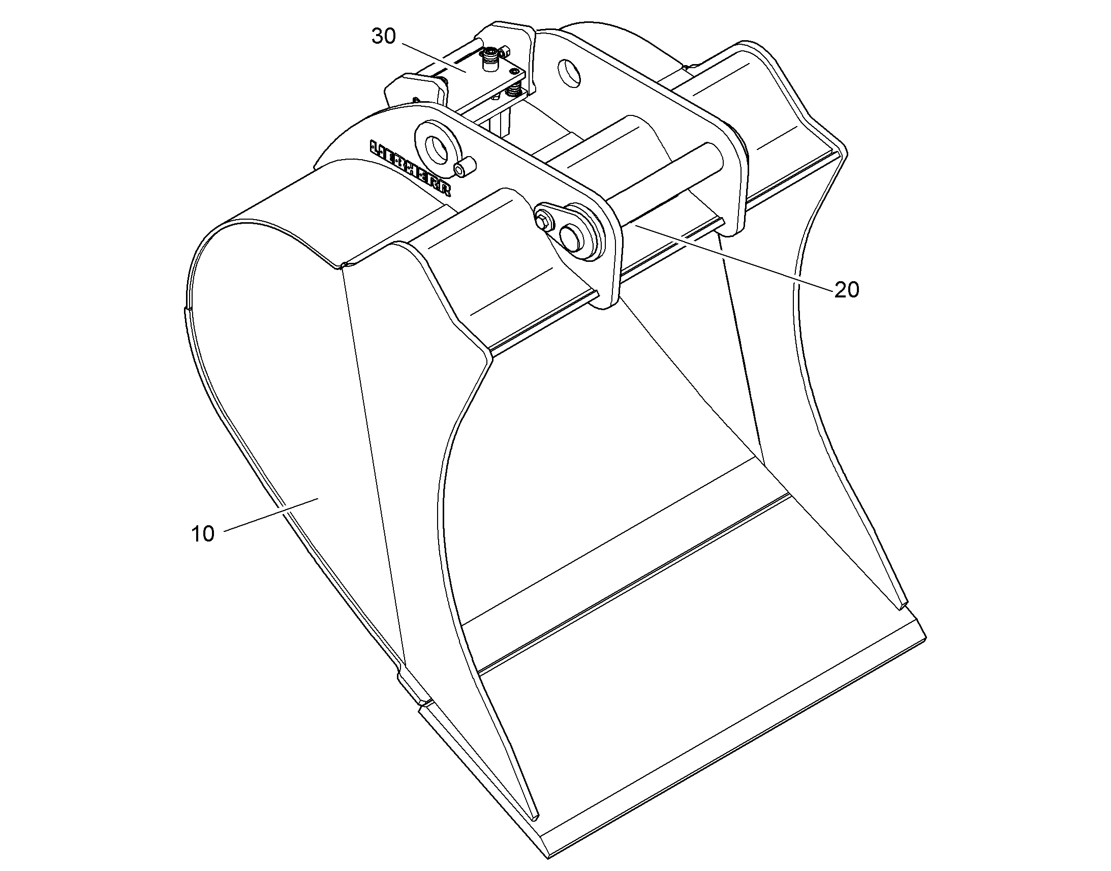 ЛОПАТА ОБРАТНАЯ 1050mm 0,85m³ 9624369 LIEBHERR