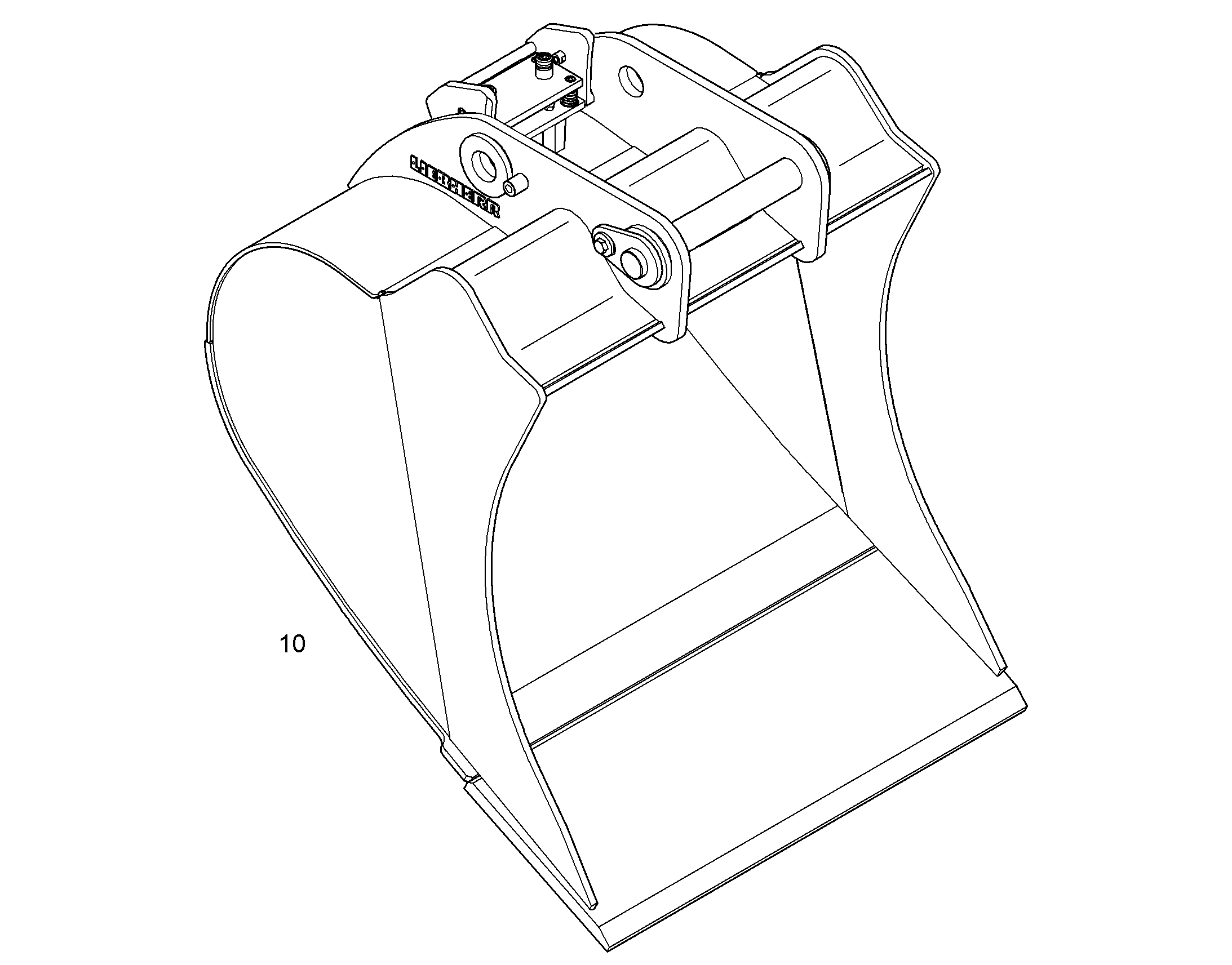 ЛОПАТА ОБРАТНАЯ 1050mm 0,85m³ 9624356 LIEBHERR