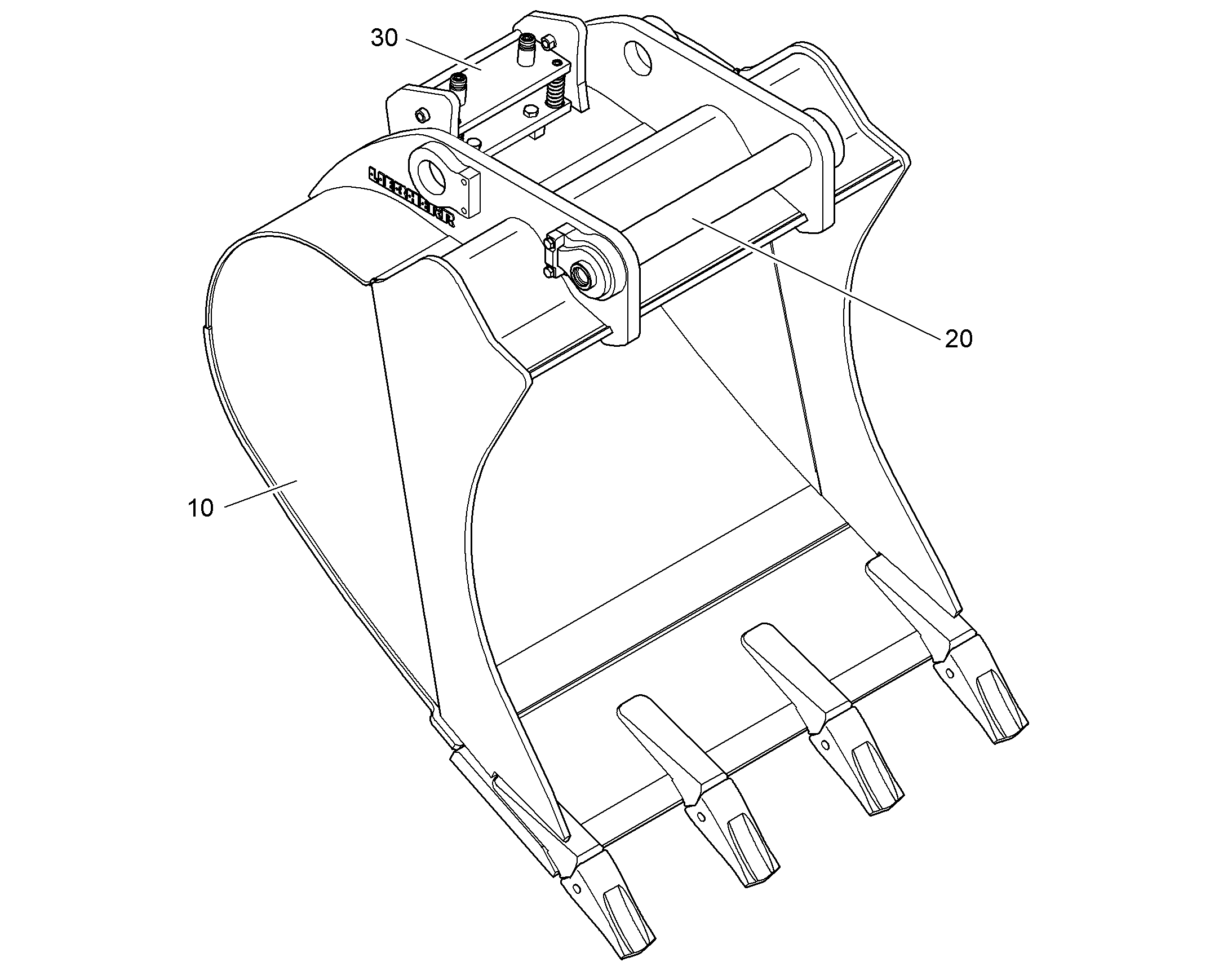 ЛОПАТА ОБРАТНАЯ 1050mm 0,95m³ 9632373 LIEBHERR