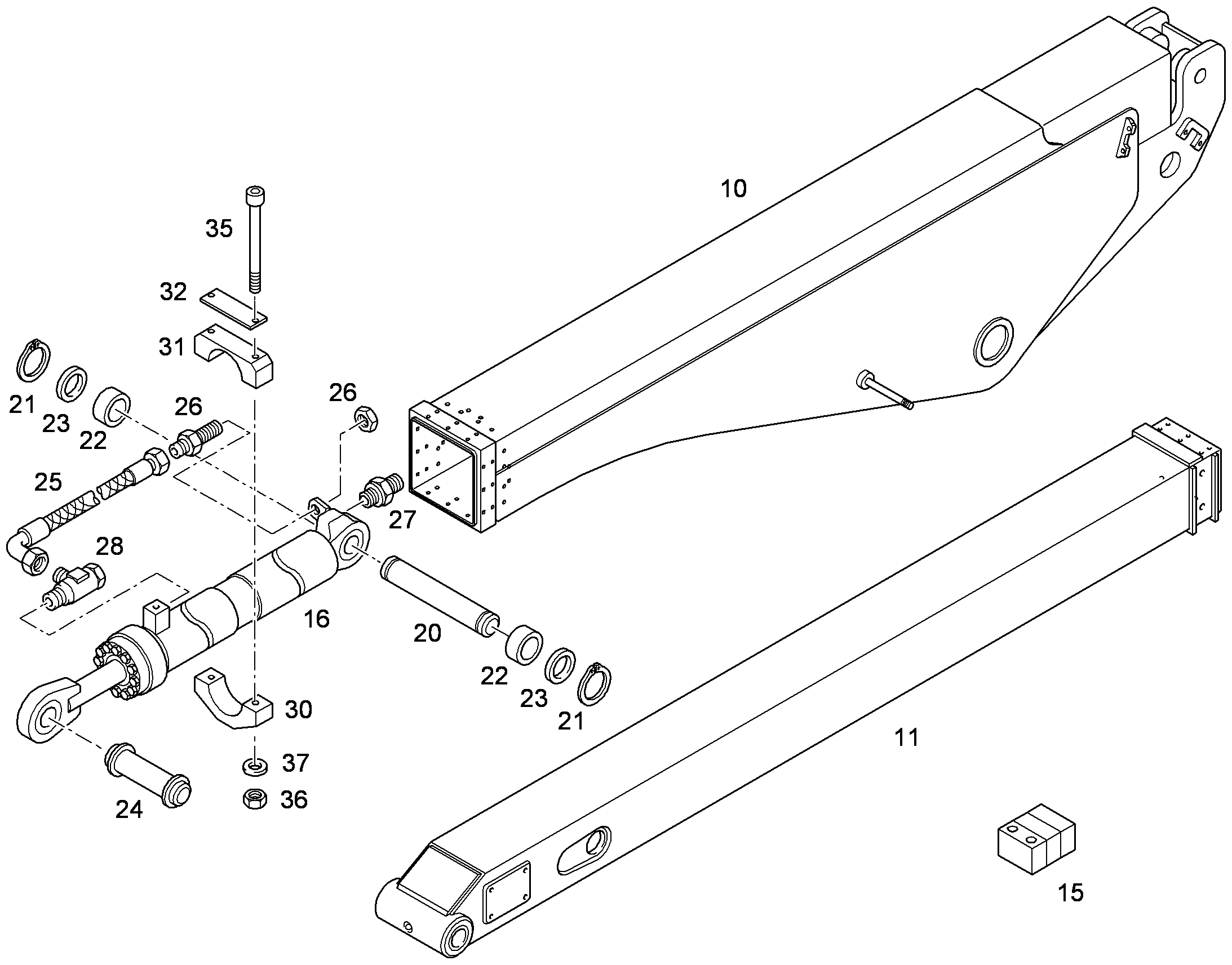 ГИЛЬЗА РАСПОРНАЯ 45X70X20 9965481 LIEBHERR