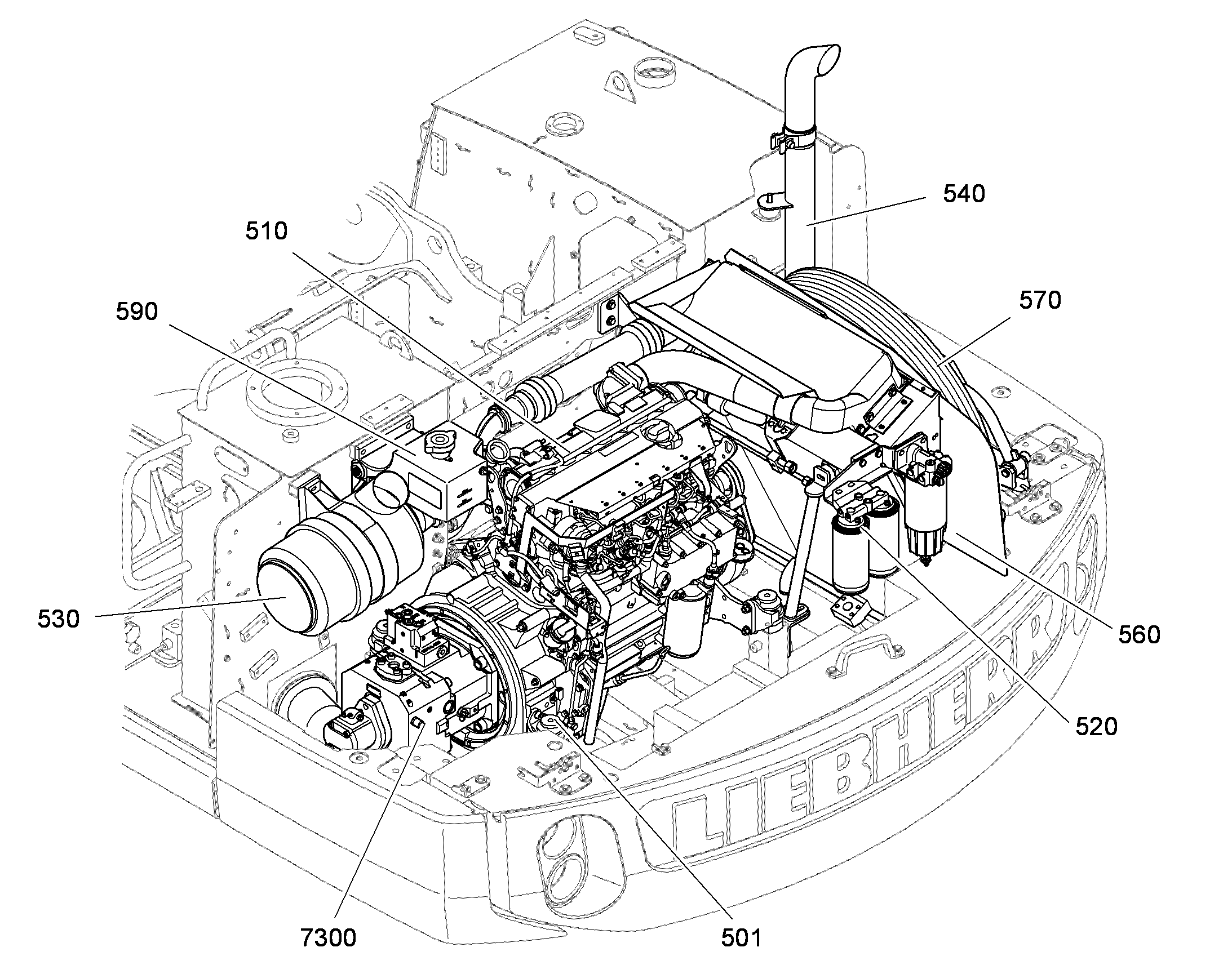 ДЕТАЛИ ДВИГАТЕЛЯ КРЕПЕЖНЫЕ 9613504 LIEBHERR