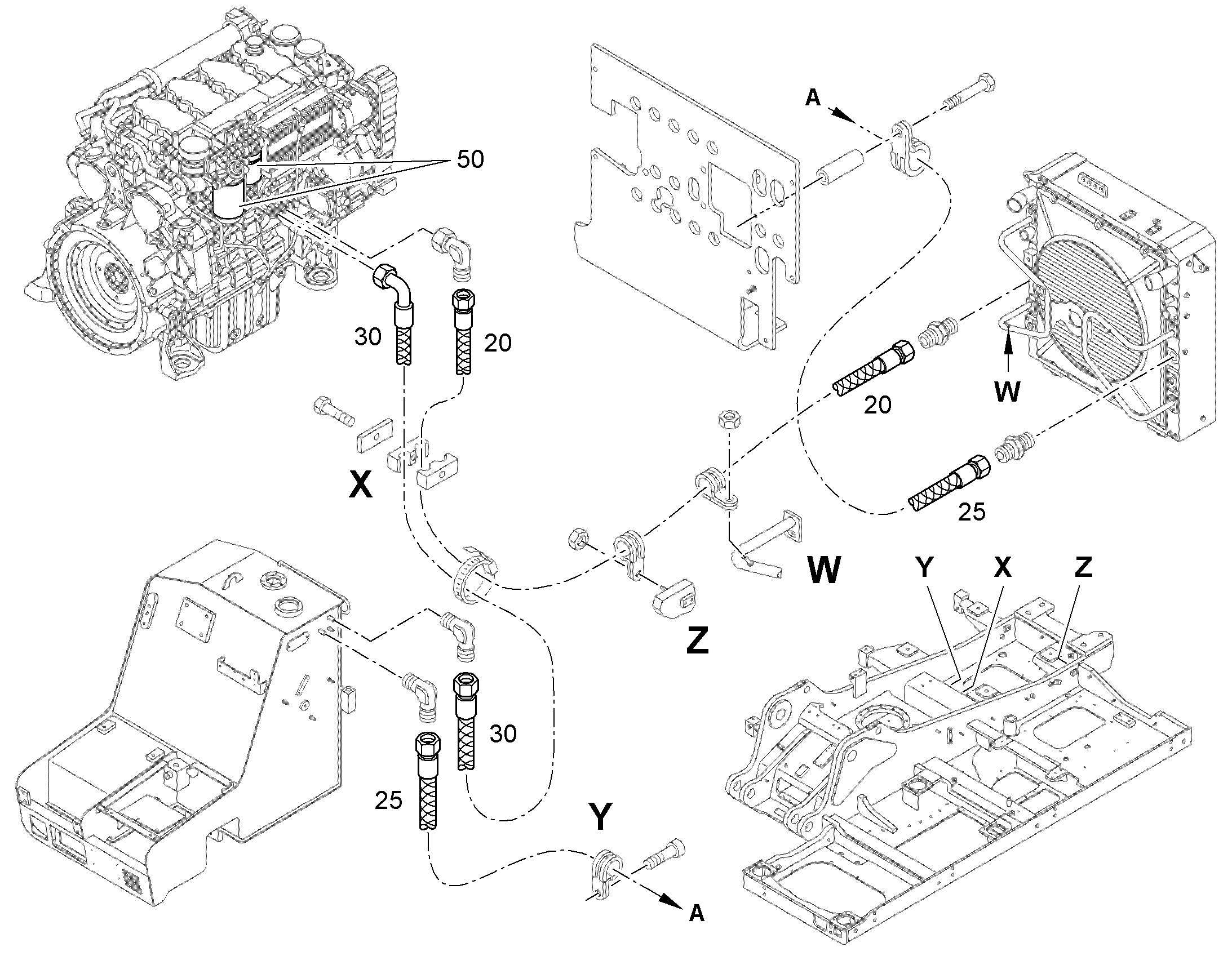 ШЛАНГ ТОПЛИВНЫЙ 12X2500 10333352 LIEBHERR