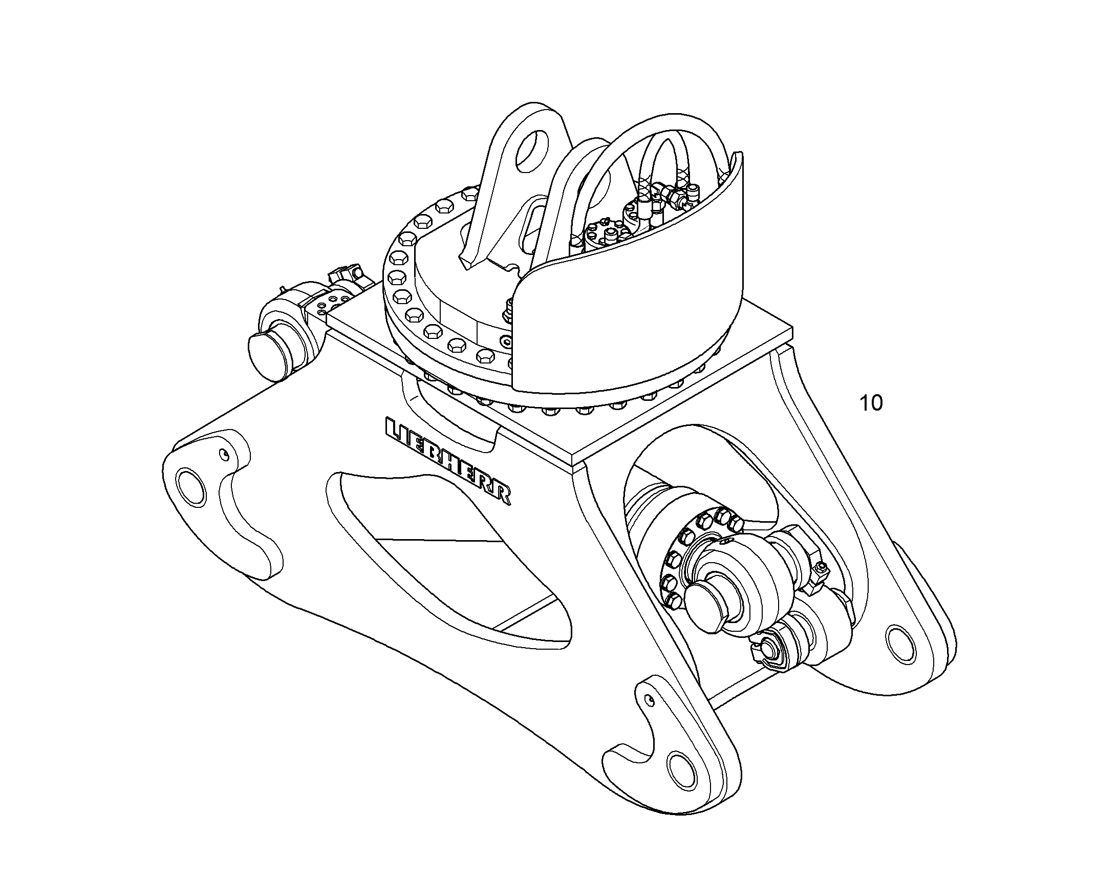 МЕХАНИКА ГРЕЙФЕРА GMH 50 9623752 LIEBHERR