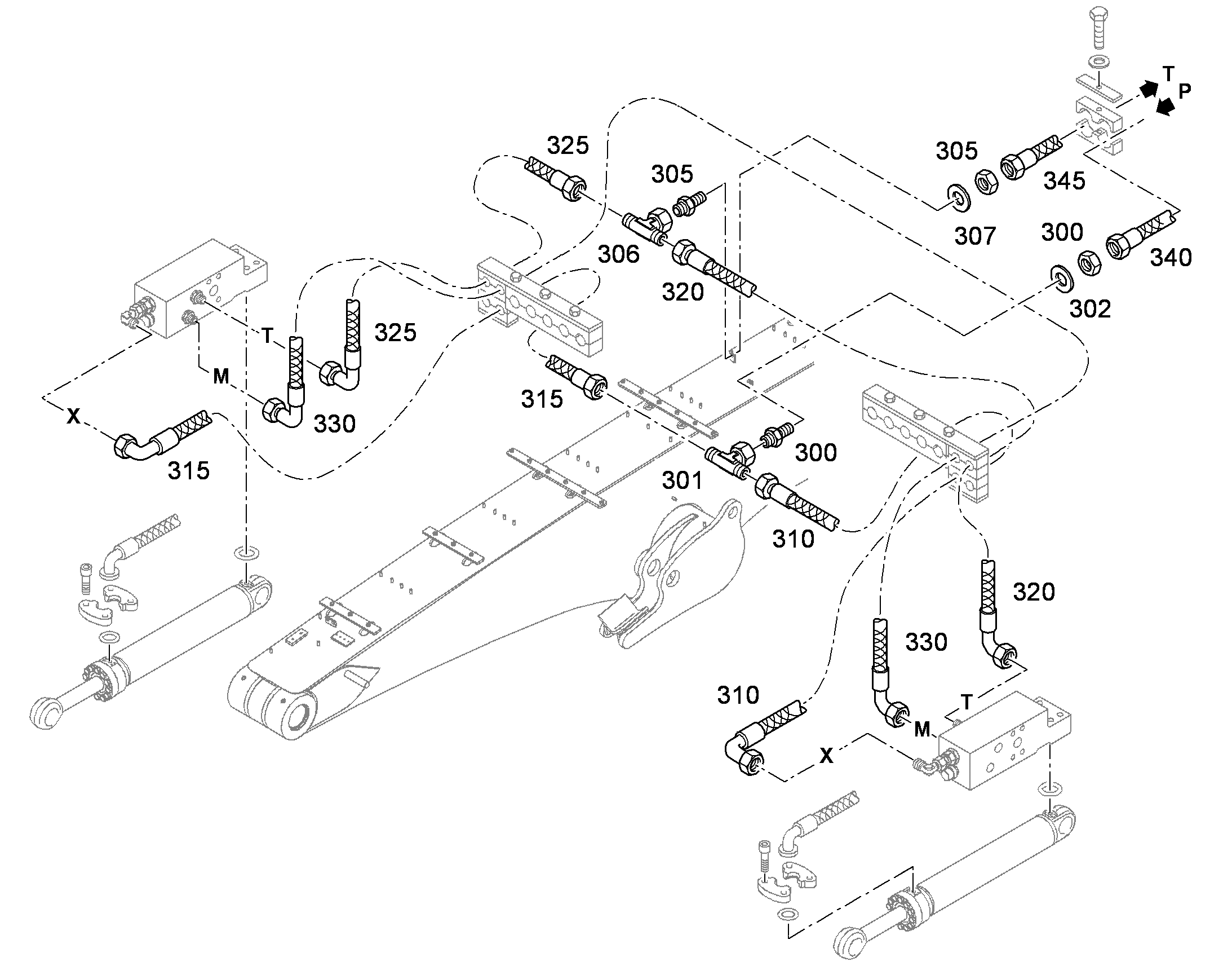 ШЛАНГ 8X4230 10220846 LIEBHERR
