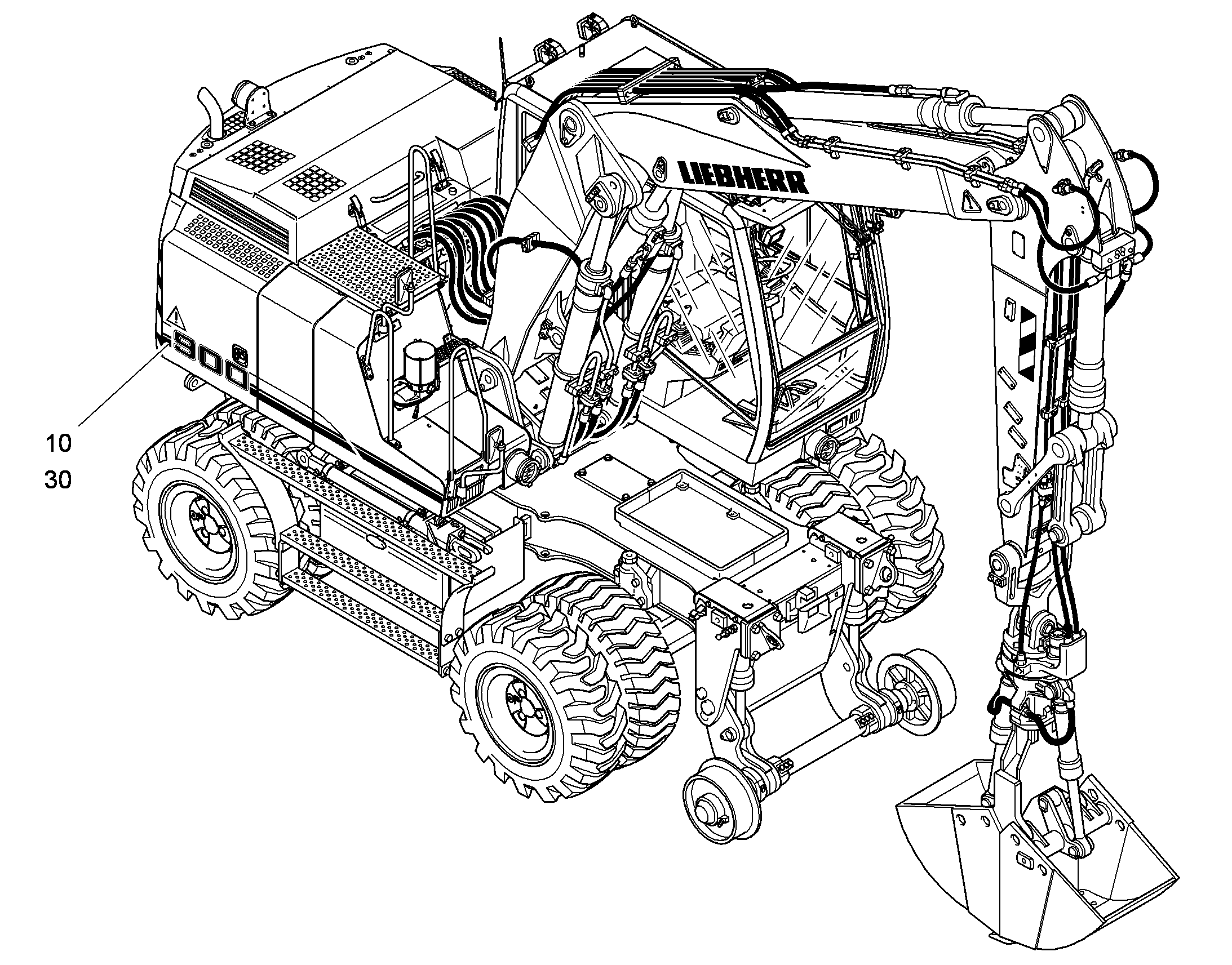ТАБЛИЧКИ НЕЙТРАЛЬНЫЕ 9620642 LIEBHERR