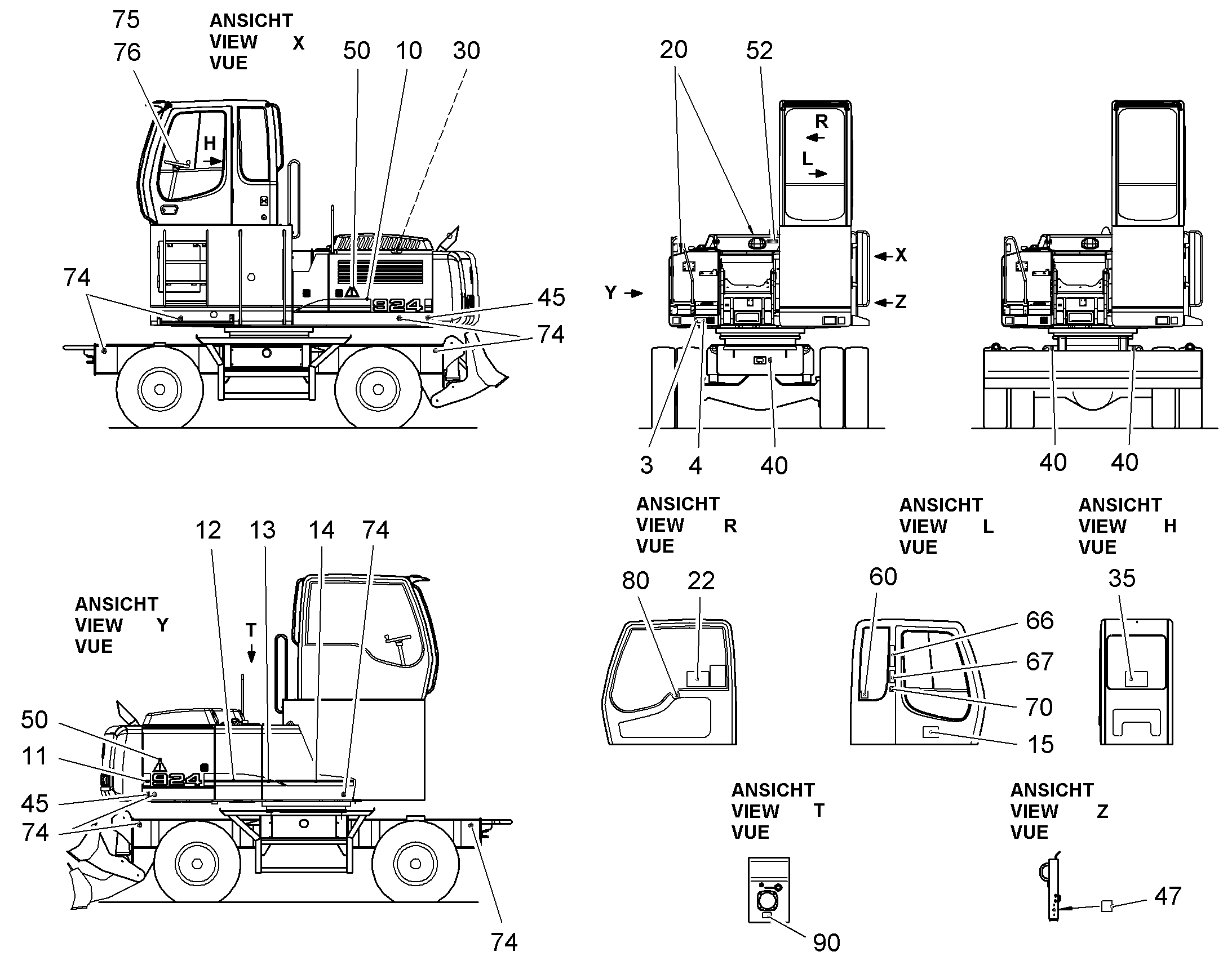 ДЖОЙСТИК РУЛЕВОЕ УПРАВЛЕНИЕ 9620697 LIEBHERR
