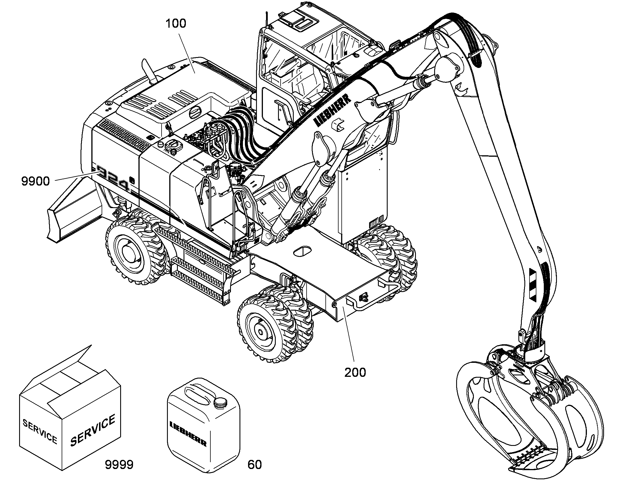 ТАБЛИЧКИ 9626674 LIEBHERR
