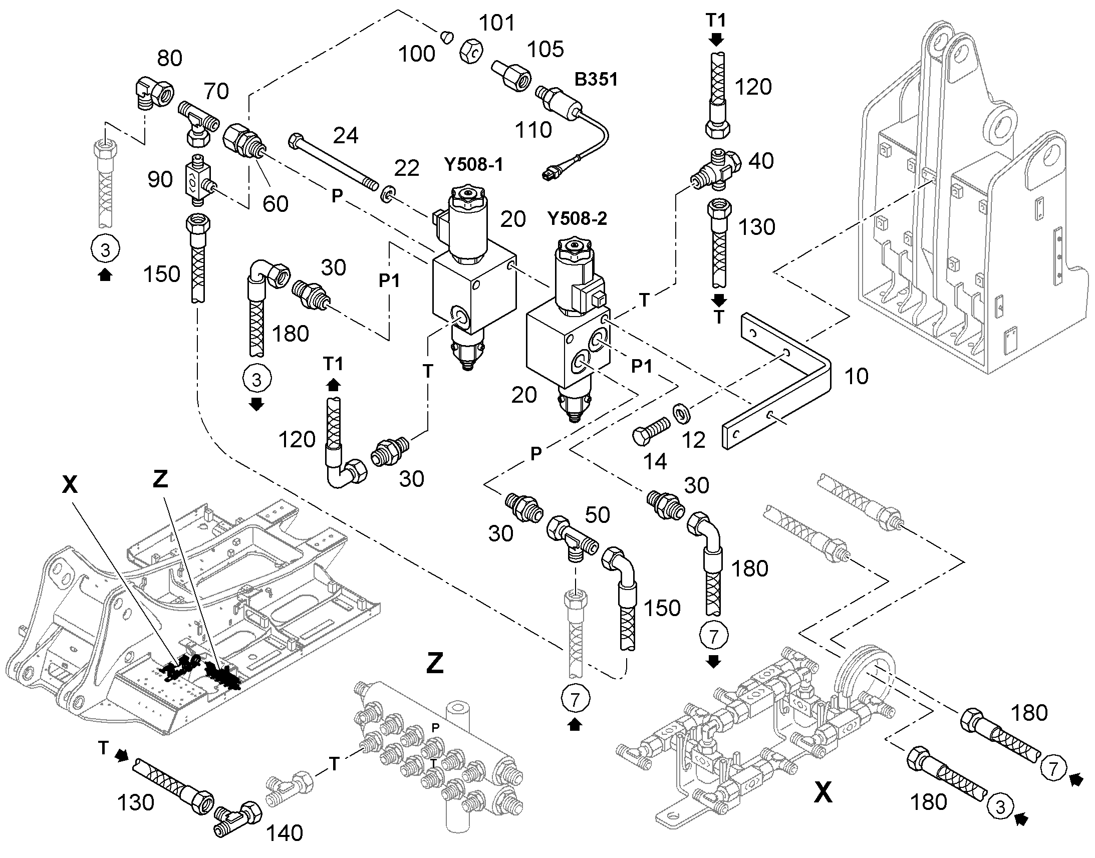 ПЕРЕКЛЮЧАТЕЛЬ 10044964 LIEBHERR