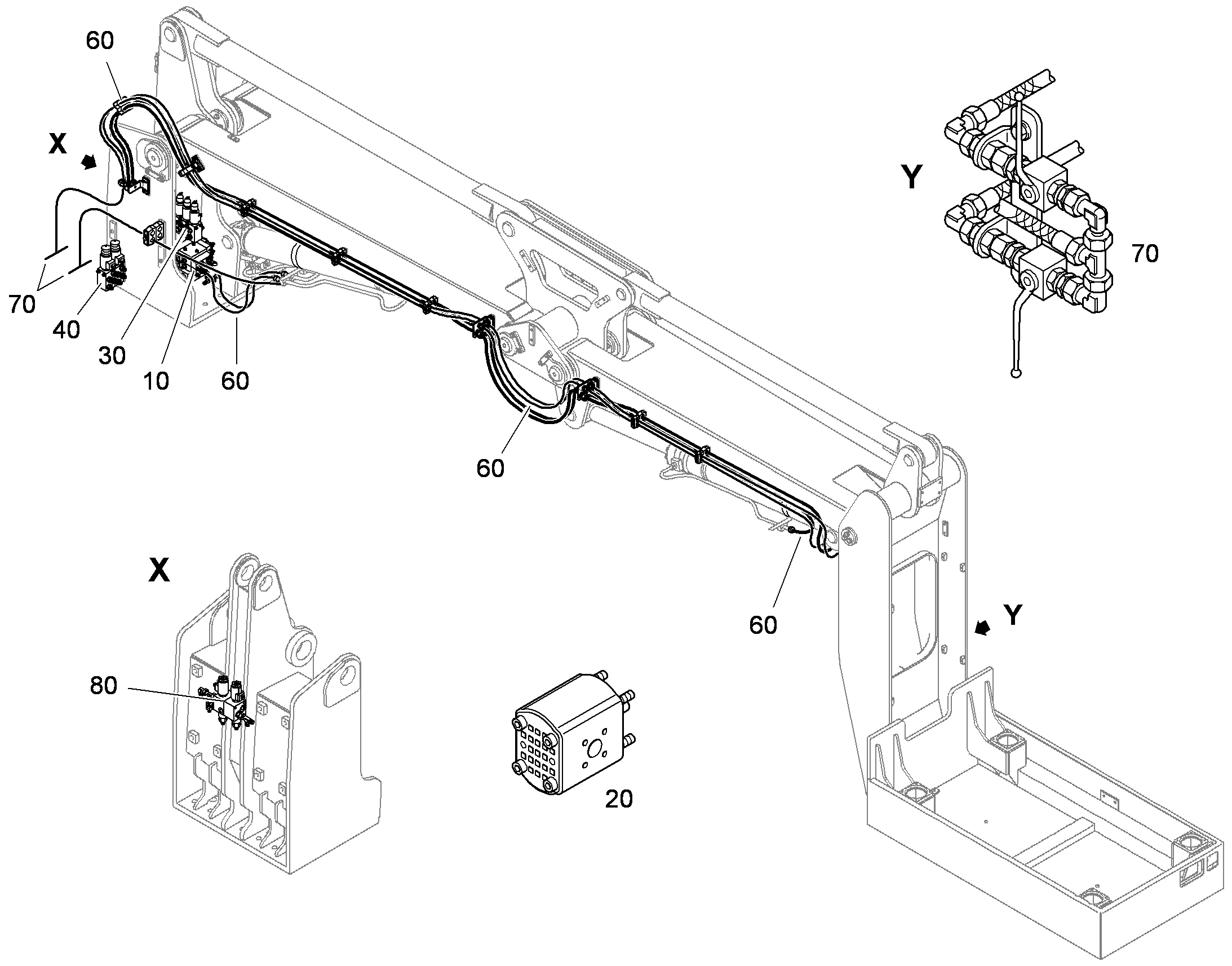 ПЕРЕКЛЮЧЕНИЕ УПРАВЛЕНИЕ 9634929 LIEBHERR