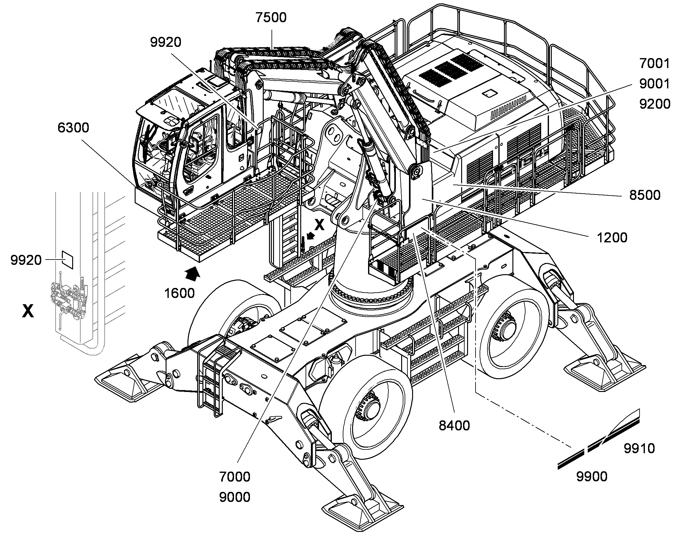 ШЛАНГИ ОТОПЛЕНИЯ, КОНДИЦИОНЕРА 9627852 LIEBHERR