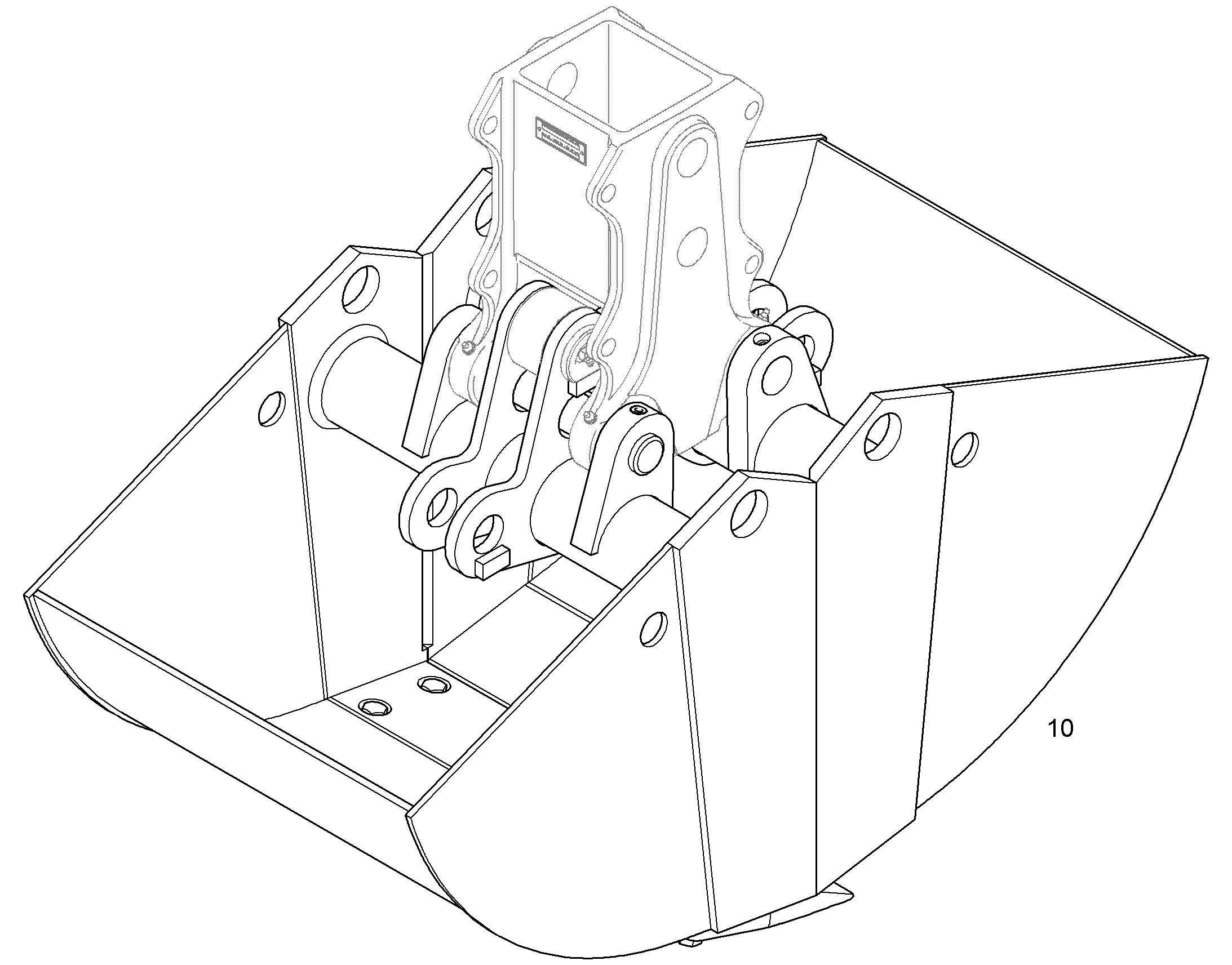 ЧАШИ ГРЕЙФЕРА 600mm 0,2m³ 9629225 LIEBHERR