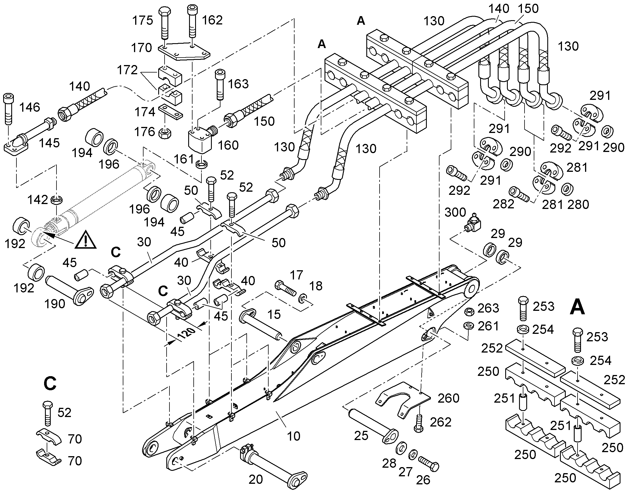 ШЛАНГ 25X7000 10286815 LIEBHERR