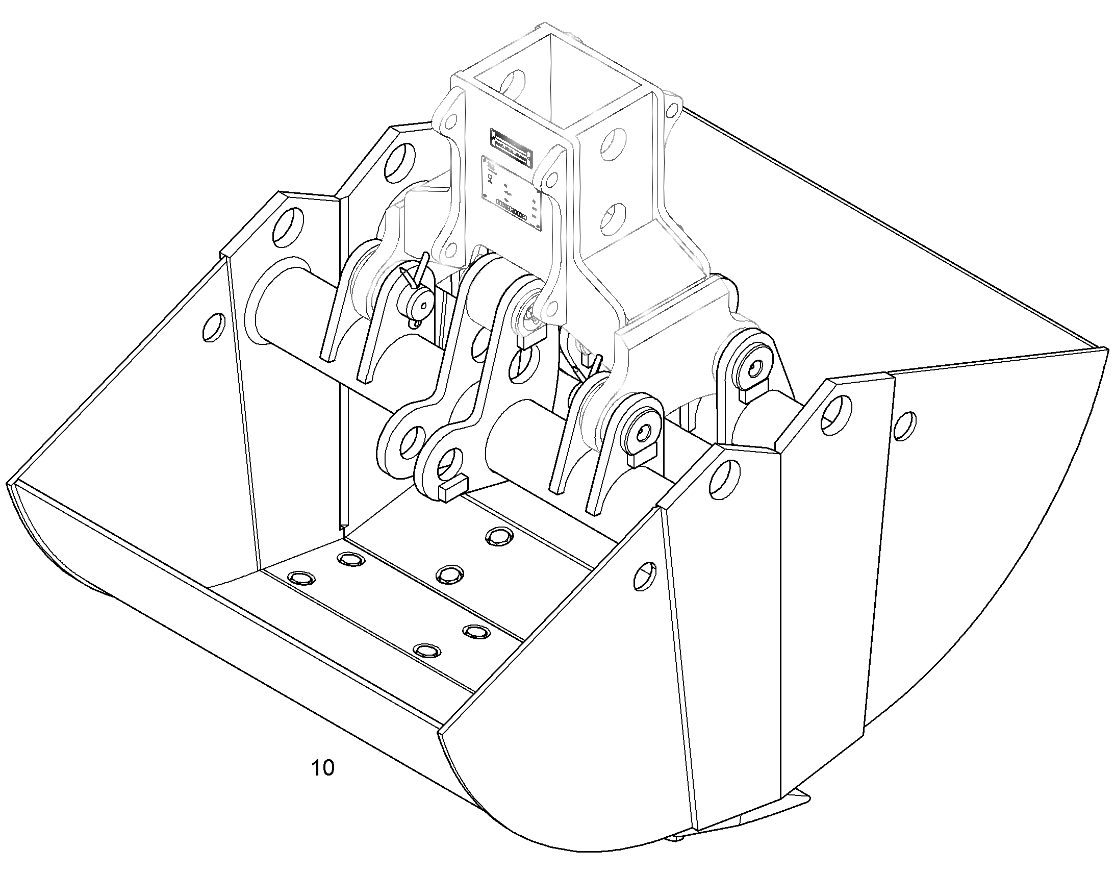 ЧАШИ ГРЕЙФЕРА 800mm 0,27m³ 9629381 LIEBHERR
