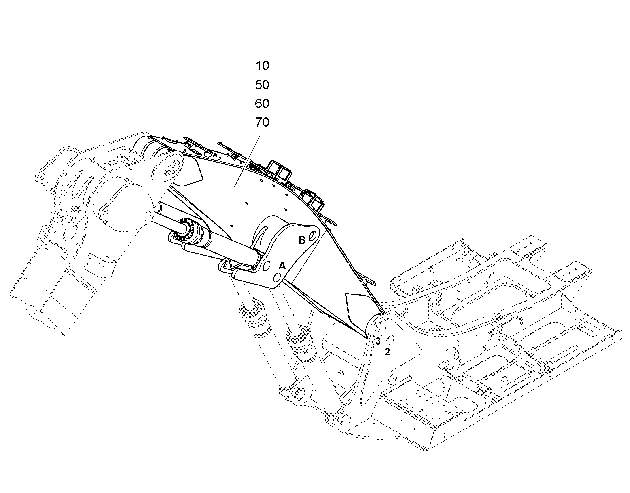 МОНТАЖНЫЕ ЧАСТИ ШАССИ 9629786 LIEBHERR