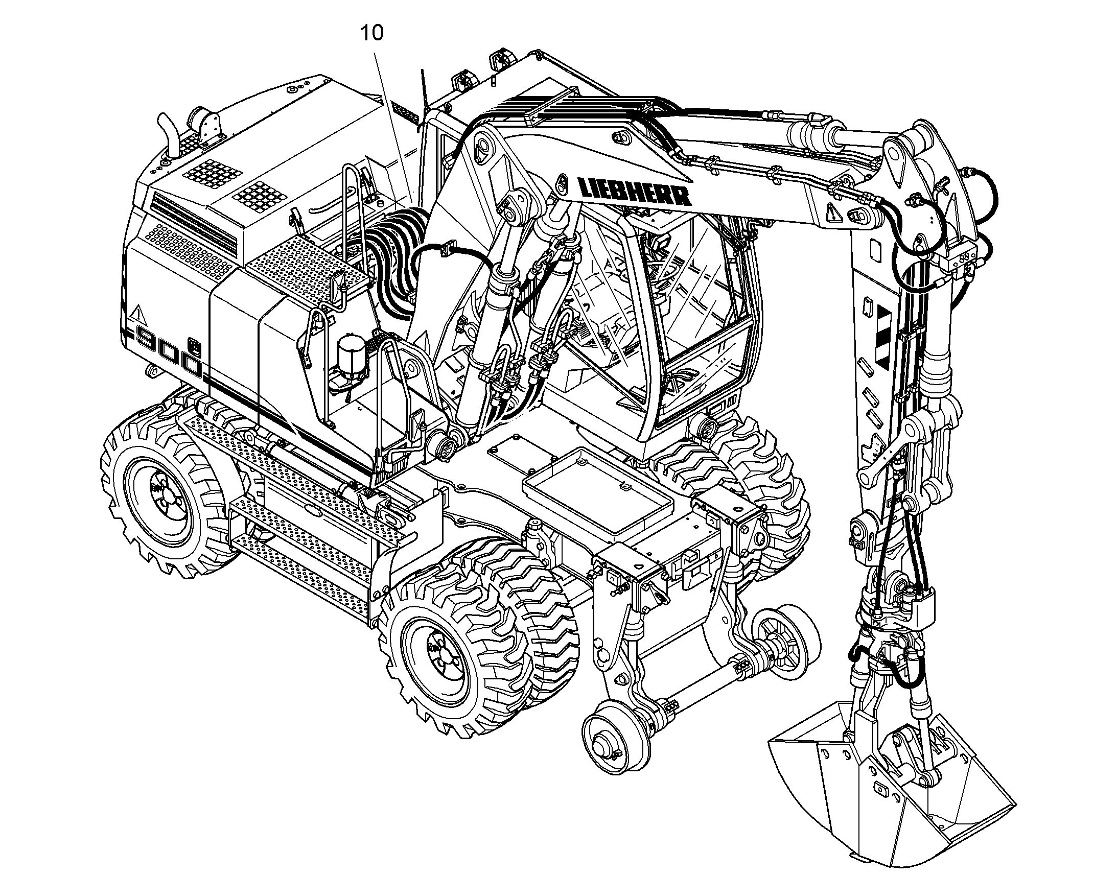 ОГРАНИЧЕНИЕ ПОВОРОТА 9625560 LIEBHERR