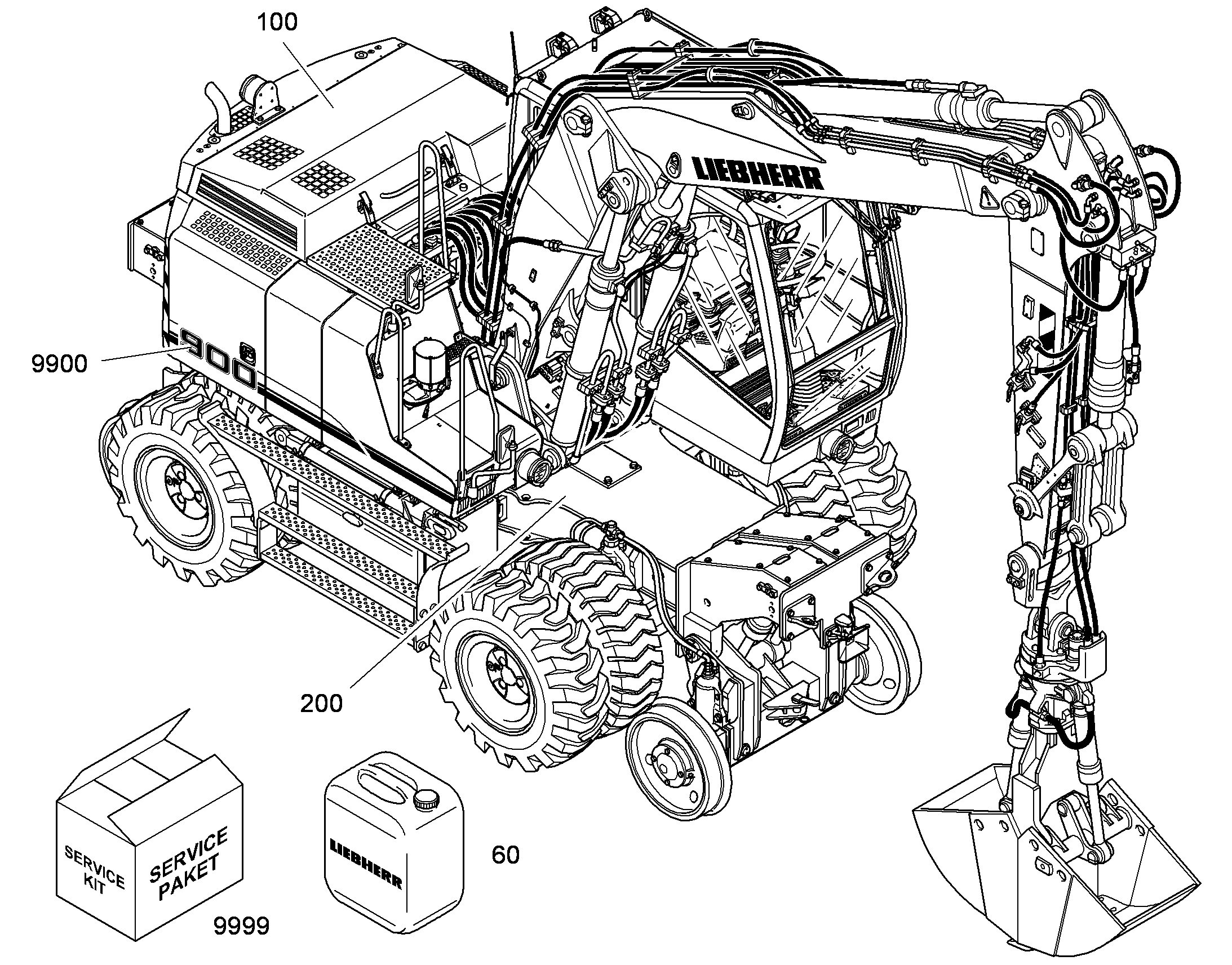 ТАБЛИЧКИ ДОПОЛНИТЕЛЬНЫЕ 9644697 LIEBHERR