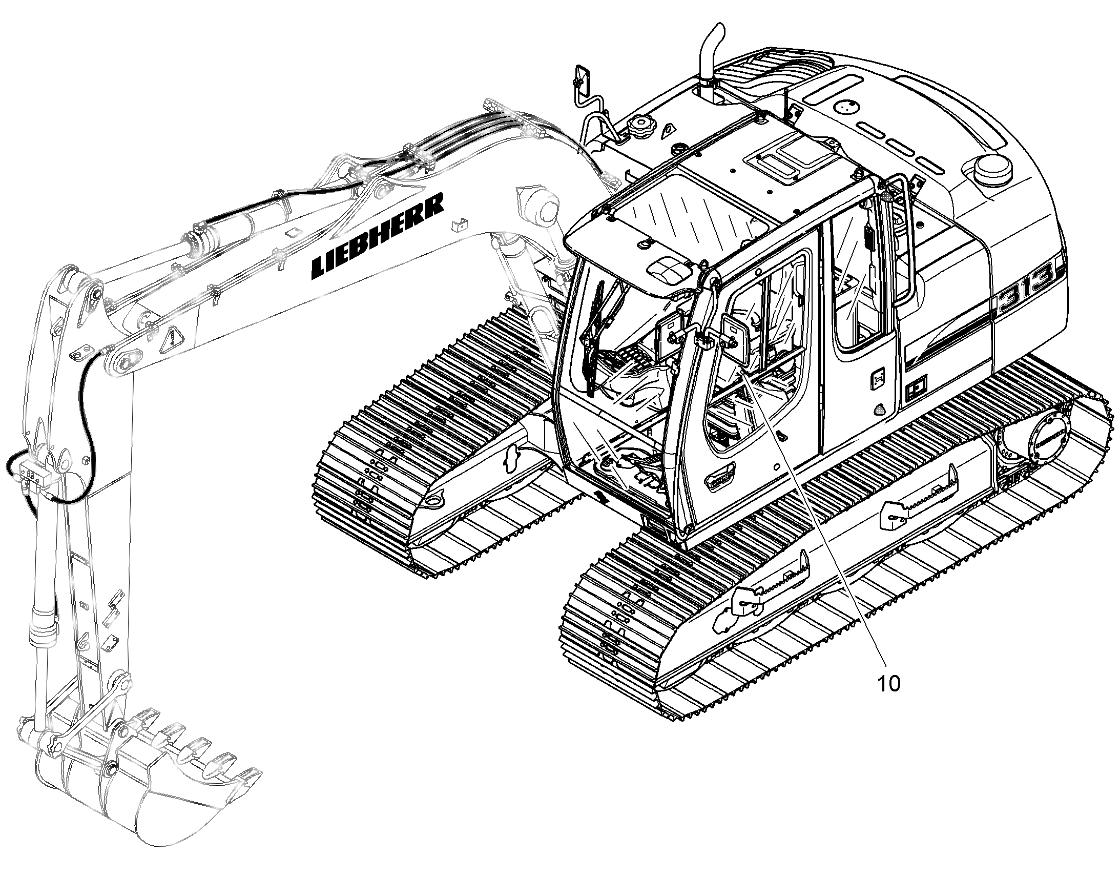 ЭЛЕКТРИЧЕСКИЙ ДАТЧИК ПРИВОДА 9636351 LIEBHERR
