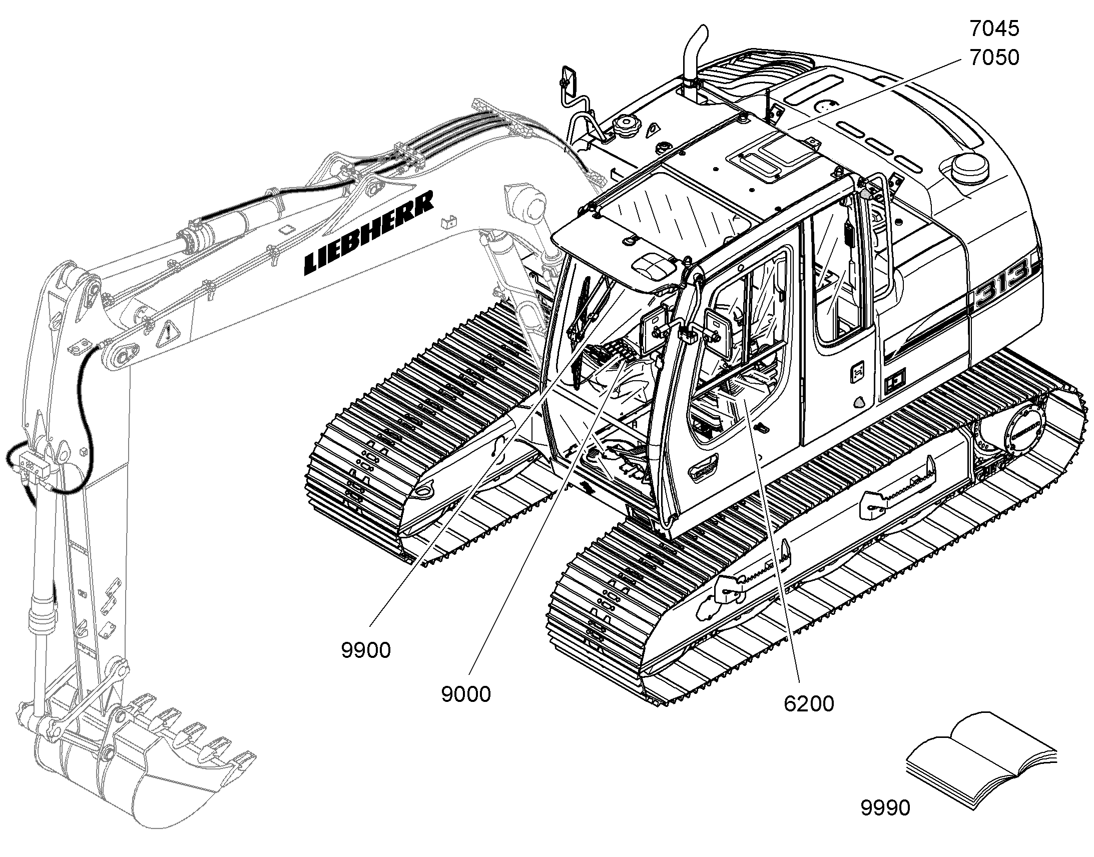 ТАБЛИЧКИ 9633022 LIEBHERR