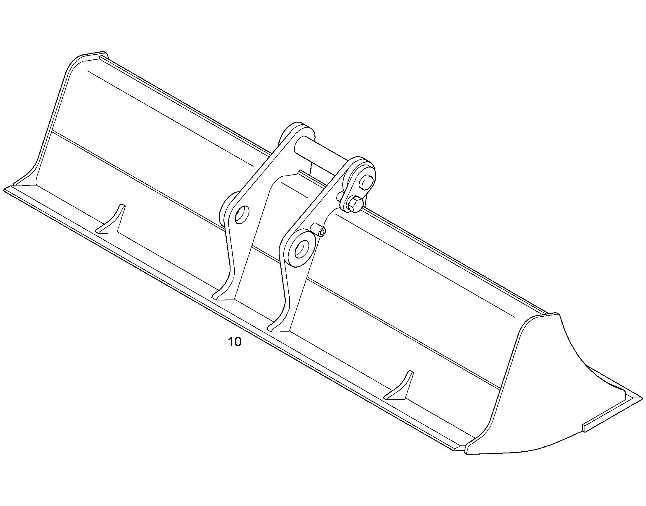 КОВШ КАНАВООЧИСТИТЕЛЯ 2000mm 0,48m³ 9636870 LIEBHERR