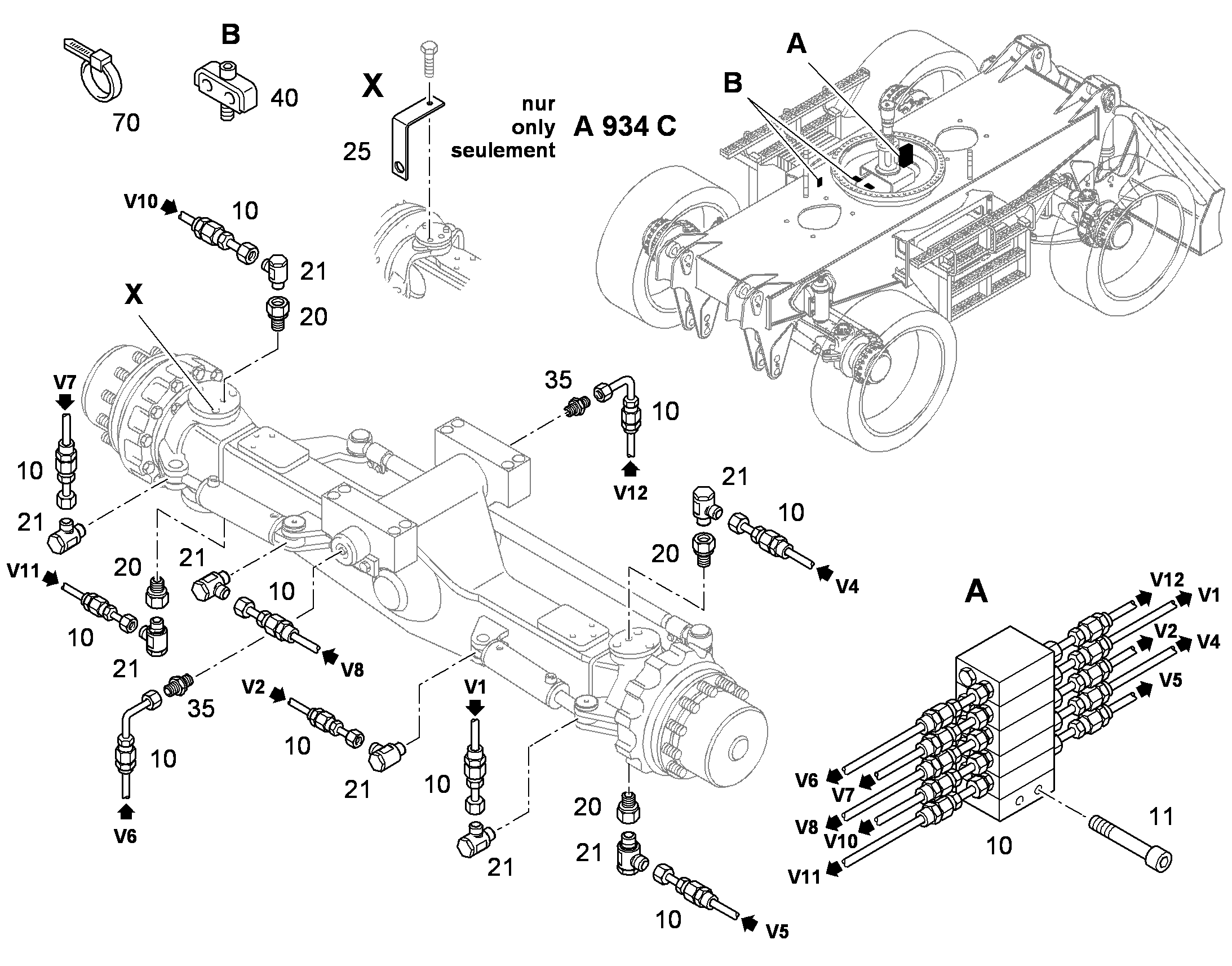 РАСПРЕДЕЛИТЕЛЬ MX-F 5/10 10440934 LIEBHERR